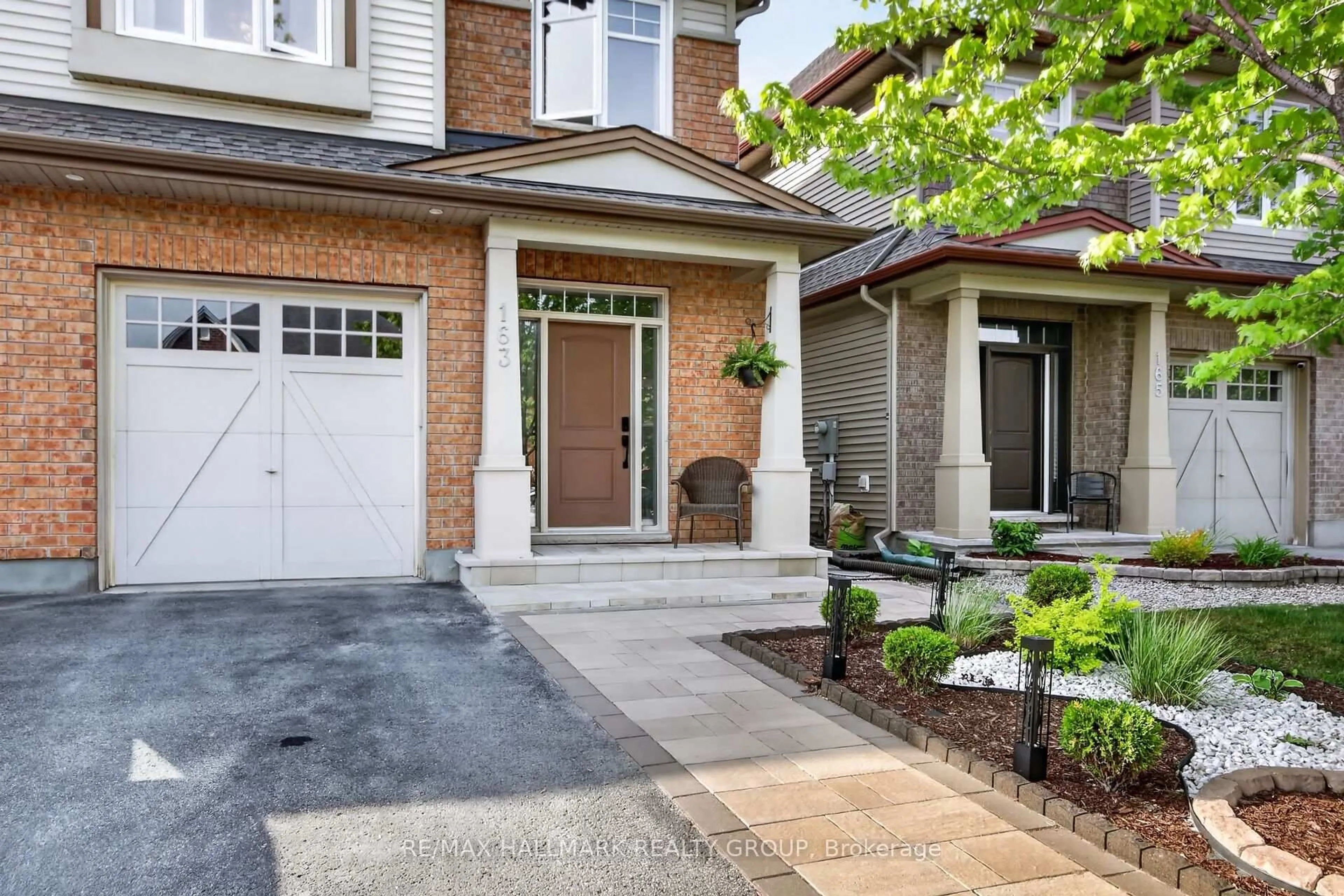 Home with brick exterior material, street for 163 Highbury Park Dr, Ottawa Ontario K2J 5Y1