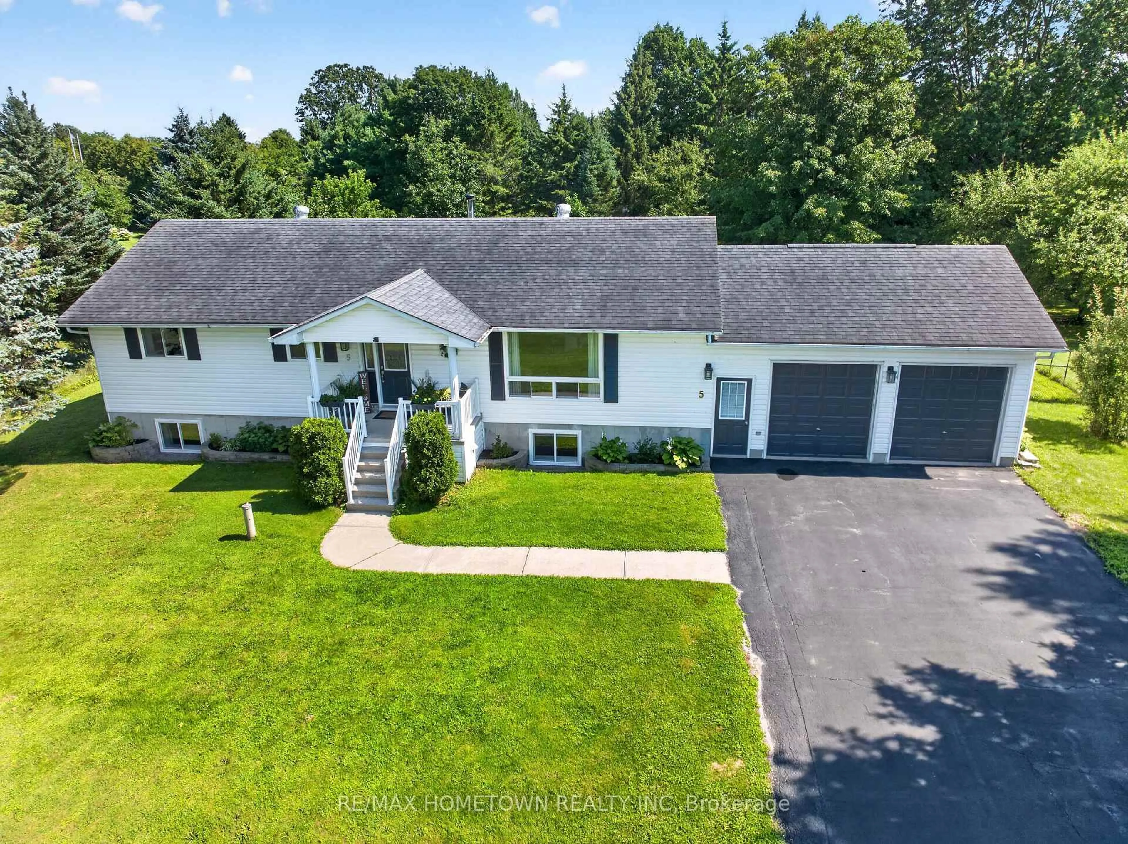 A pic from outside/outdoor area/front of a property/back of a property/a pic from drone, unknown for 5 LAYNG Dr, Athens Ontario K0E 1B0