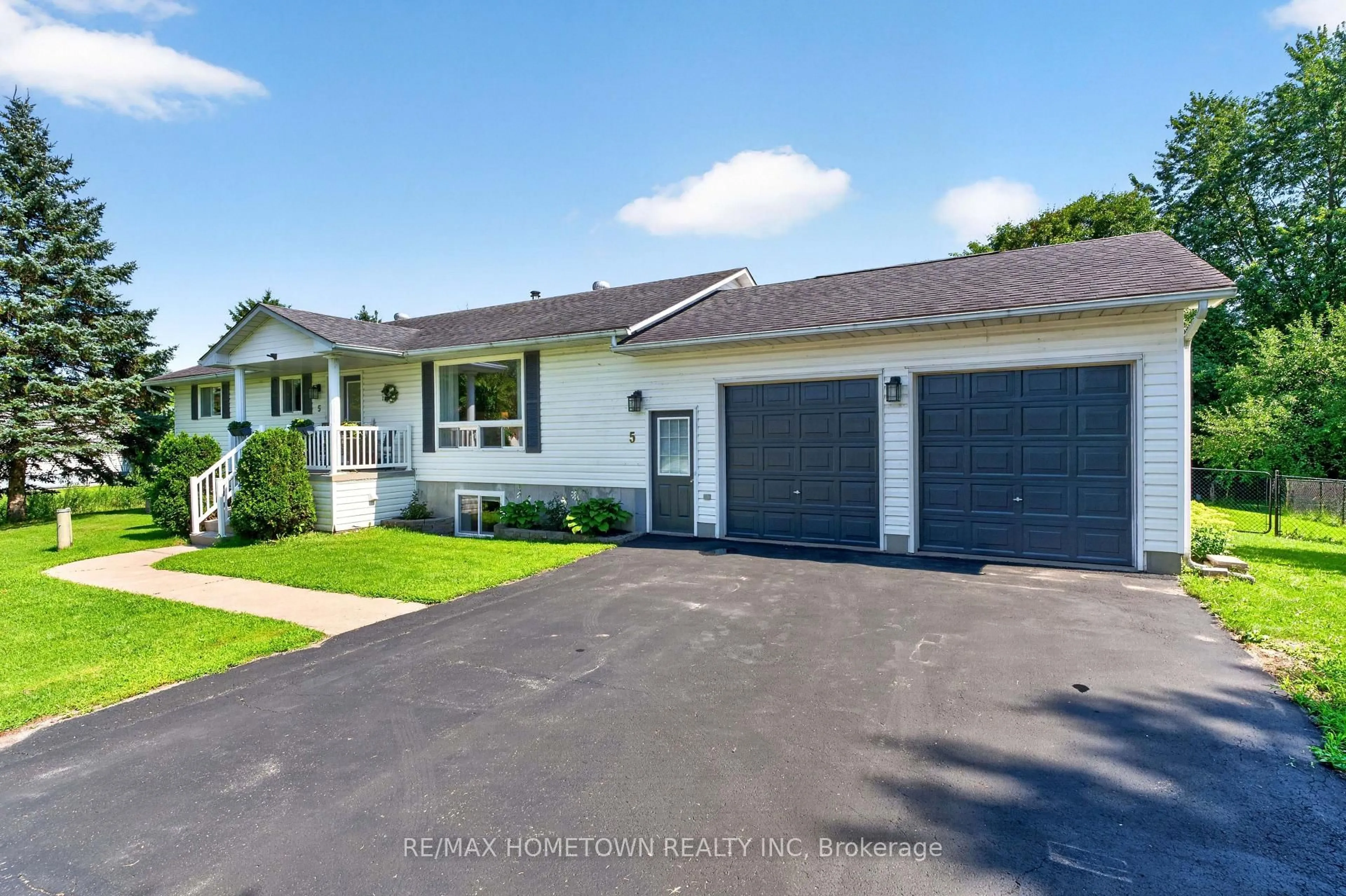 Home with vinyl exterior material, street for 5 LAYNG Dr, Athens Ontario K0E 1B0