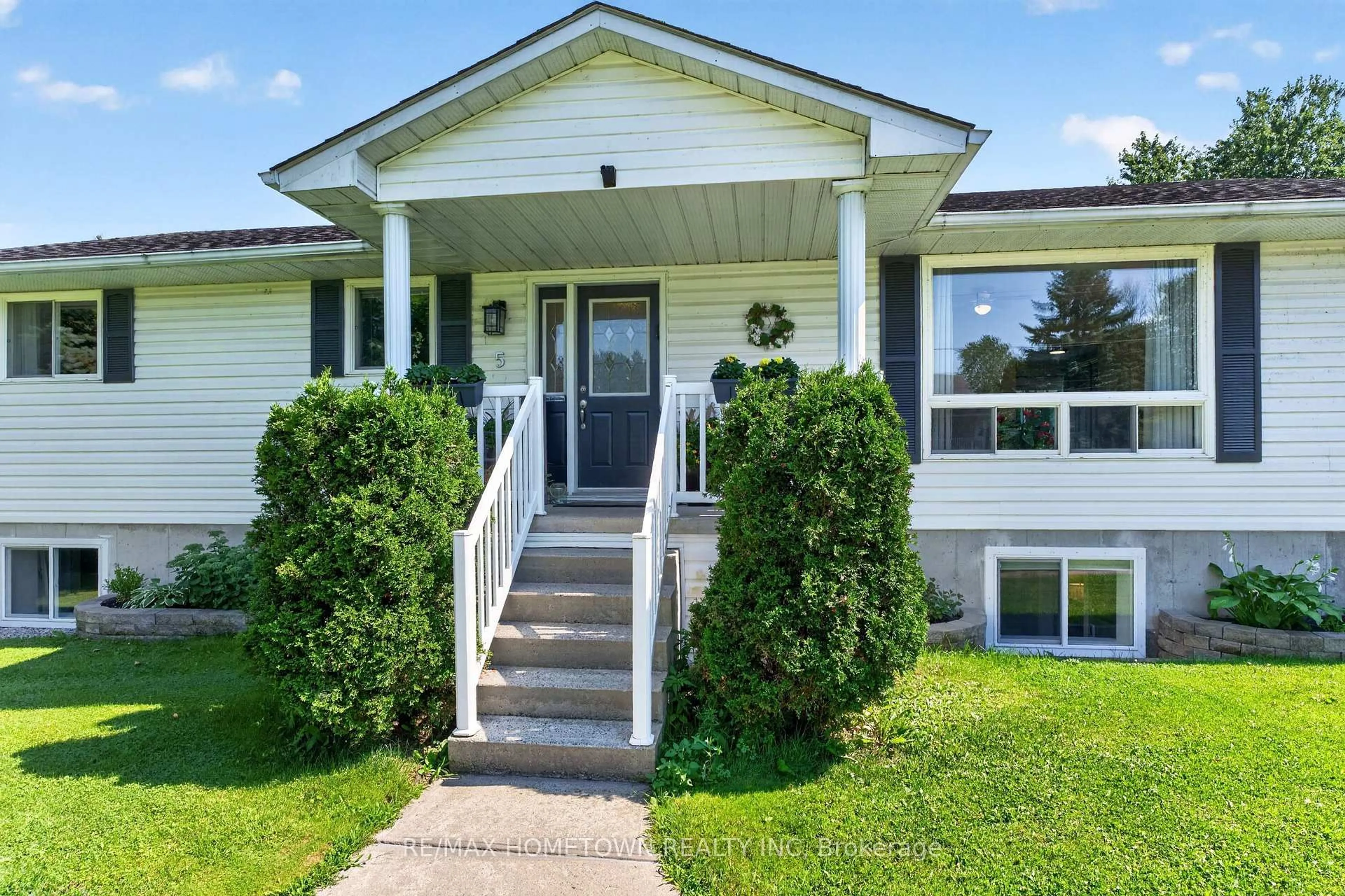 Home with vinyl exterior material, street for 5 LAYNG Dr, Athens Ontario K0E 1B0