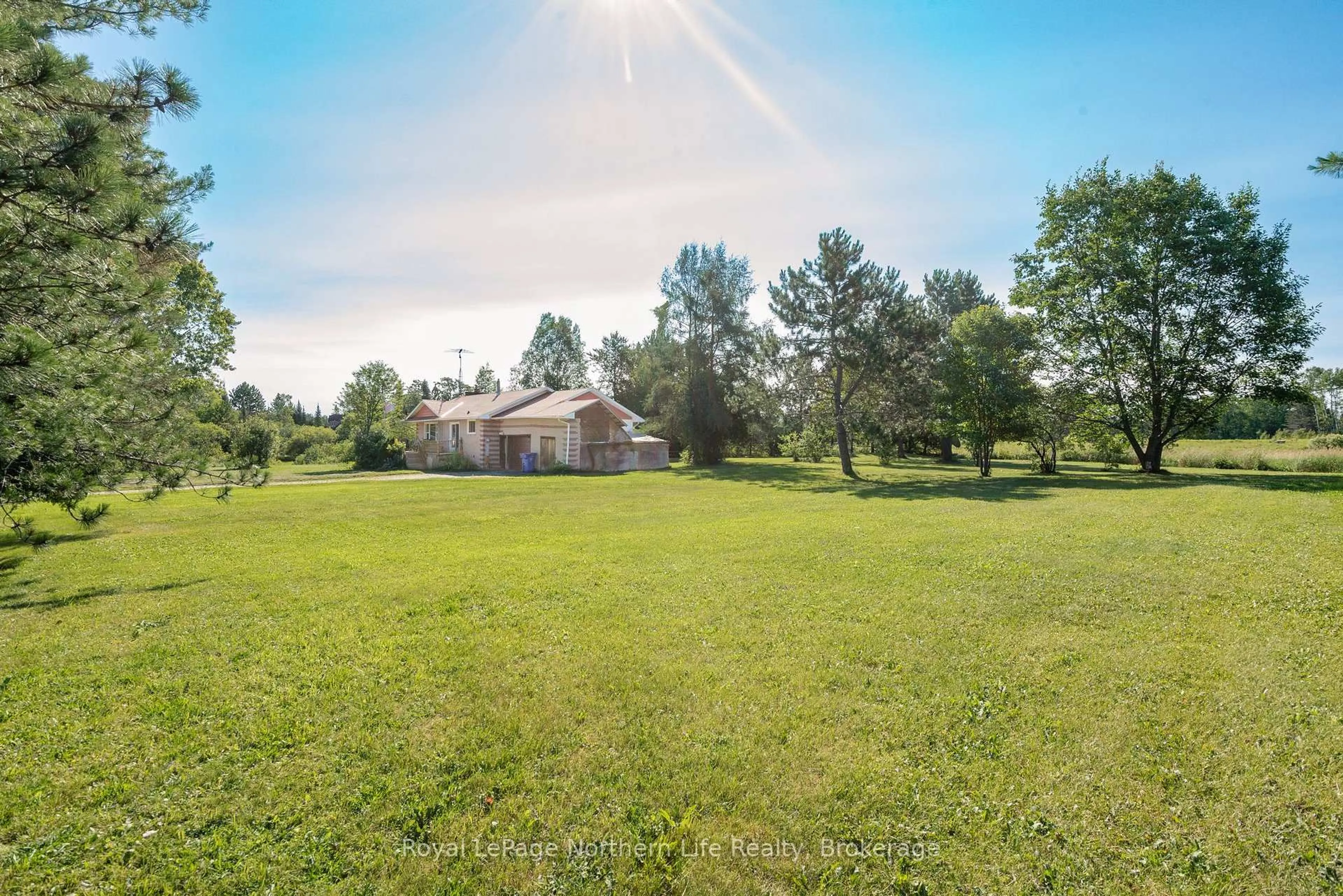 A pic from outside/outdoor area/front of a property/back of a property/a pic from drone, water/lake/river/ocean view for 273 DERLAND Rd, East Ferris Ontario P0H 1H0