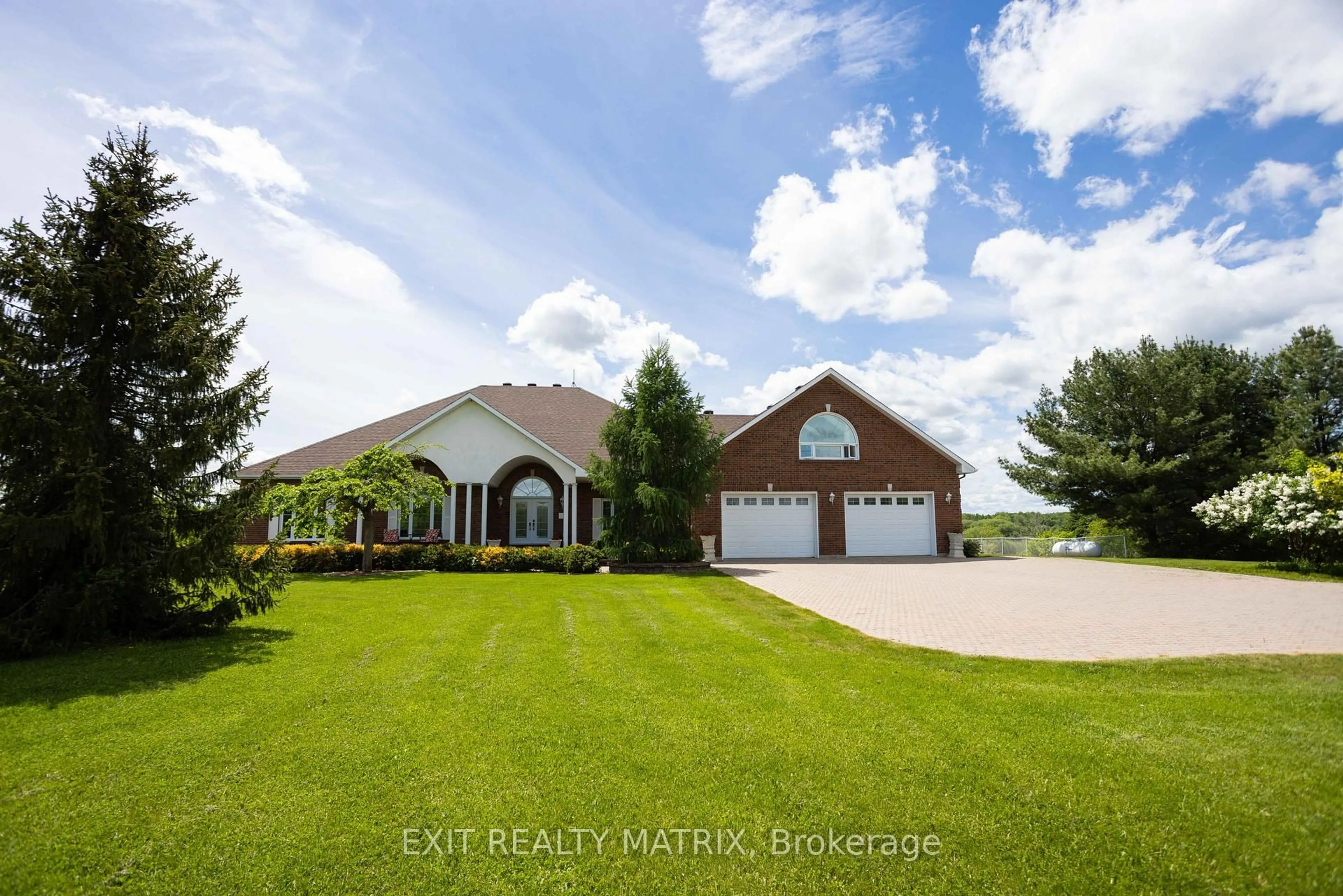 A pic from outside/outdoor area/front of a property/back of a property/a pic from drone, water/lake/river/ocean view for 649 500 Rte, Casselman Ontario K0A 1M0