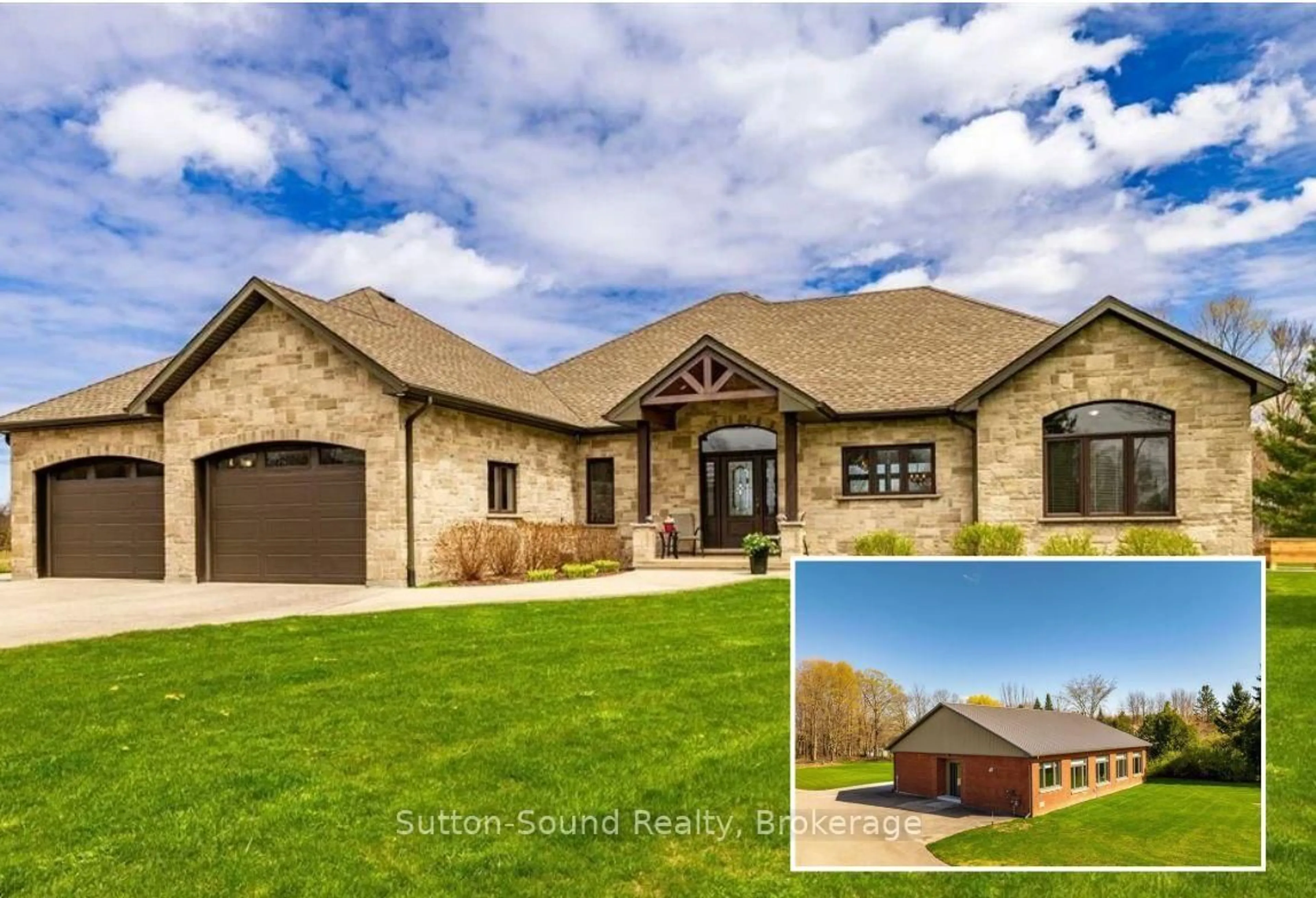 Home with brick exterior material, unknown for 318837 Grey Rd 1 Rd, Georgian Bluffs Ontario N4K 5N4