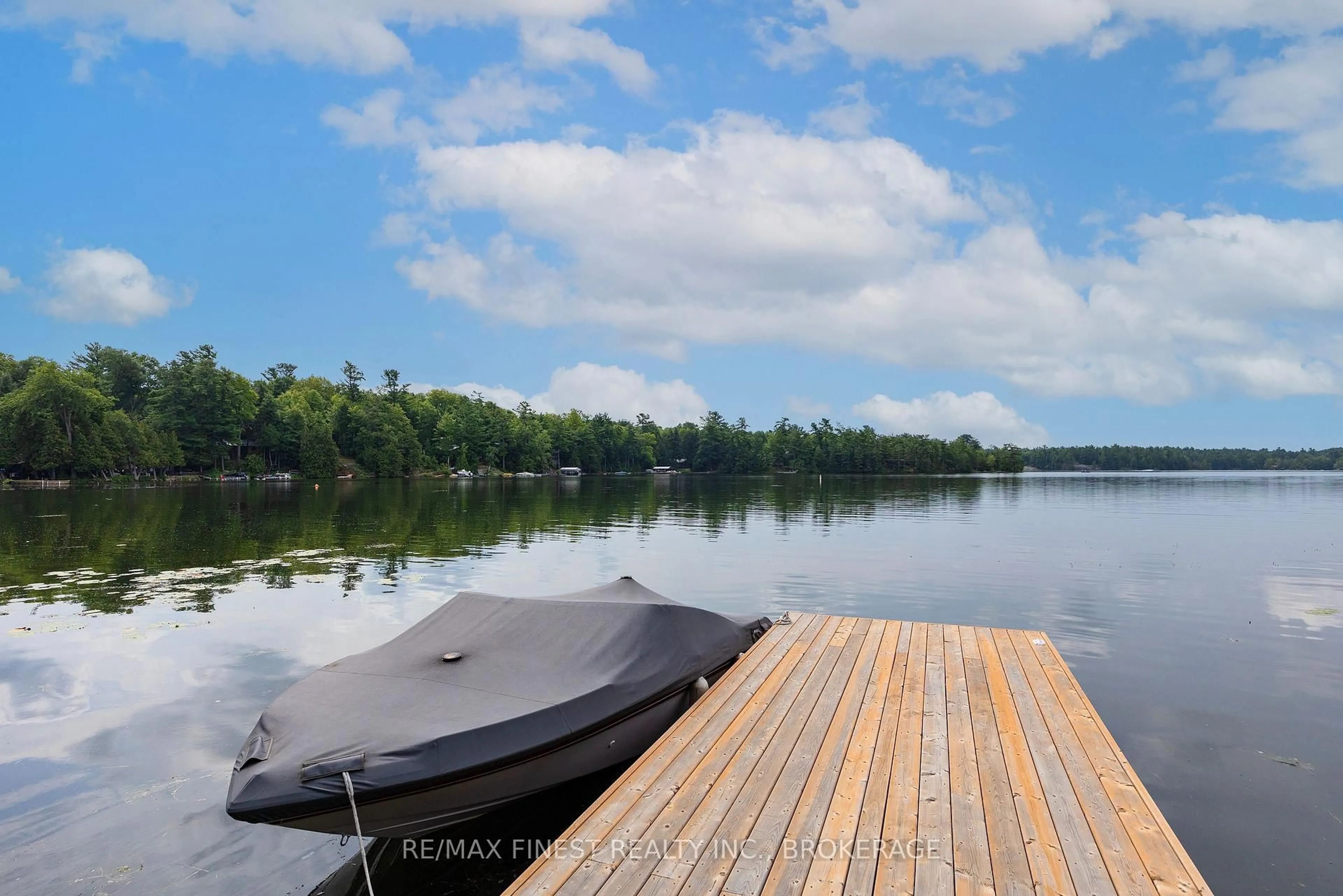 Patio, water/lake/river/ocean view for 106 Yardarm Lane, Leeds and the Thousand Islands Ontario K0E 1L0