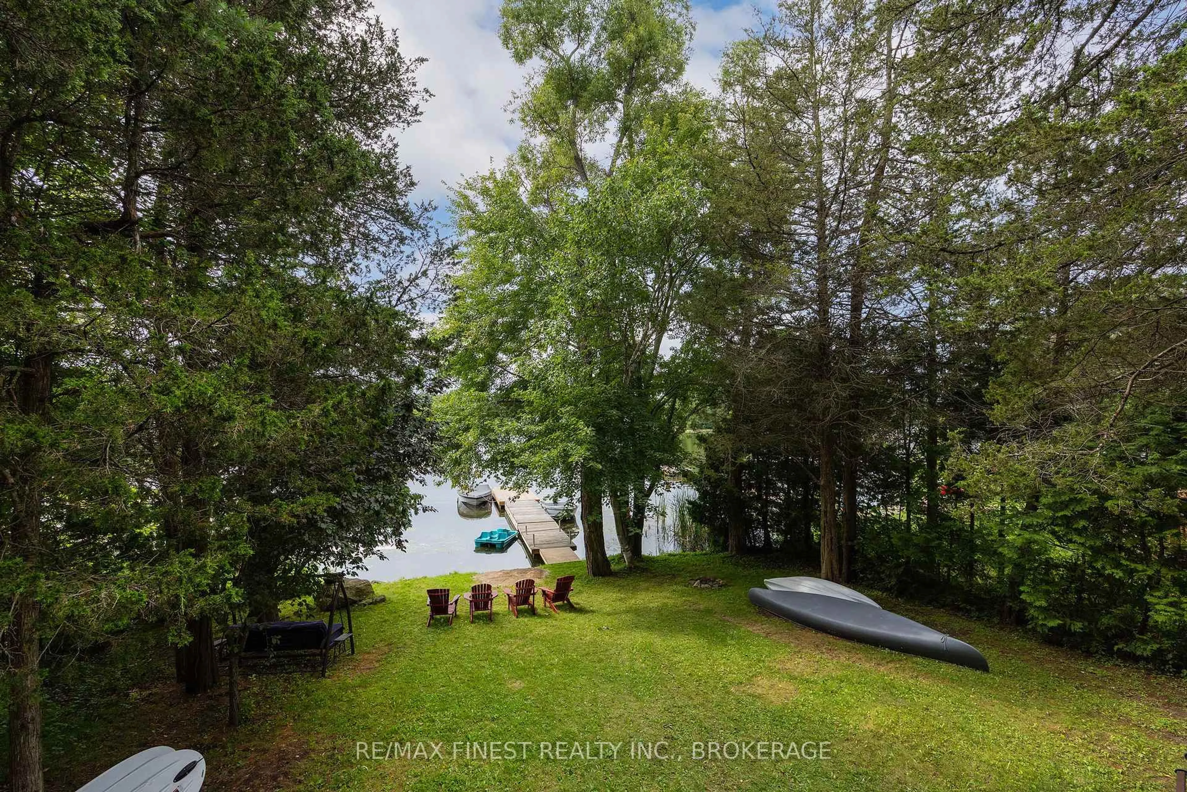 A pic from outside/outdoor area/front of a property/back of a property/a pic from drone, water/lake/river/ocean view for 106 Yardarm Lane, Leeds and the Thousand Islands Ontario K0E 1L0