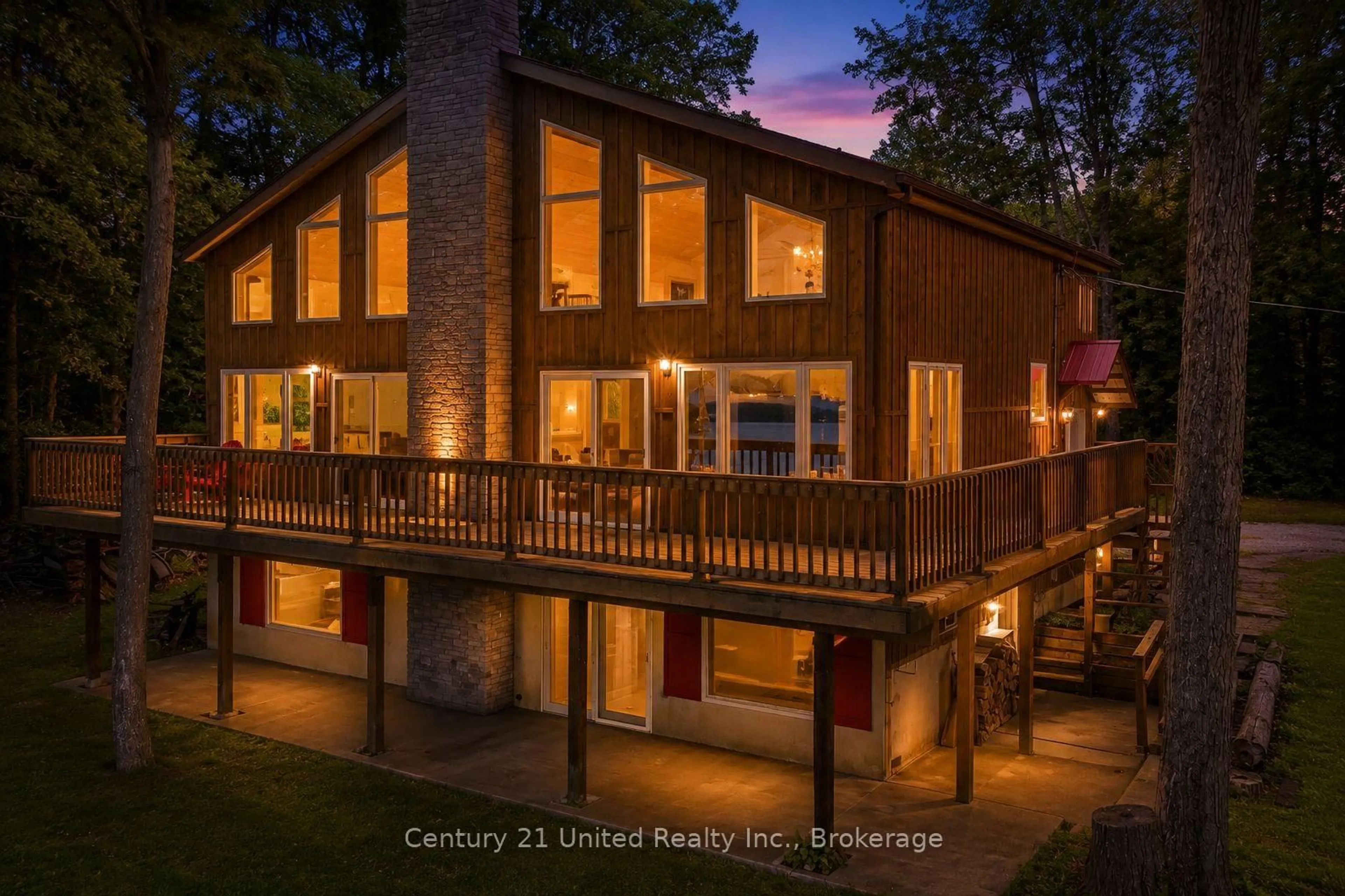 A pic from outside/outdoor area/front of a property/back of a property/a pic from drone, water/lake/river/ocean view for 2450 Victoria Springs Lane, Selwyn Ontario K0L 2H0