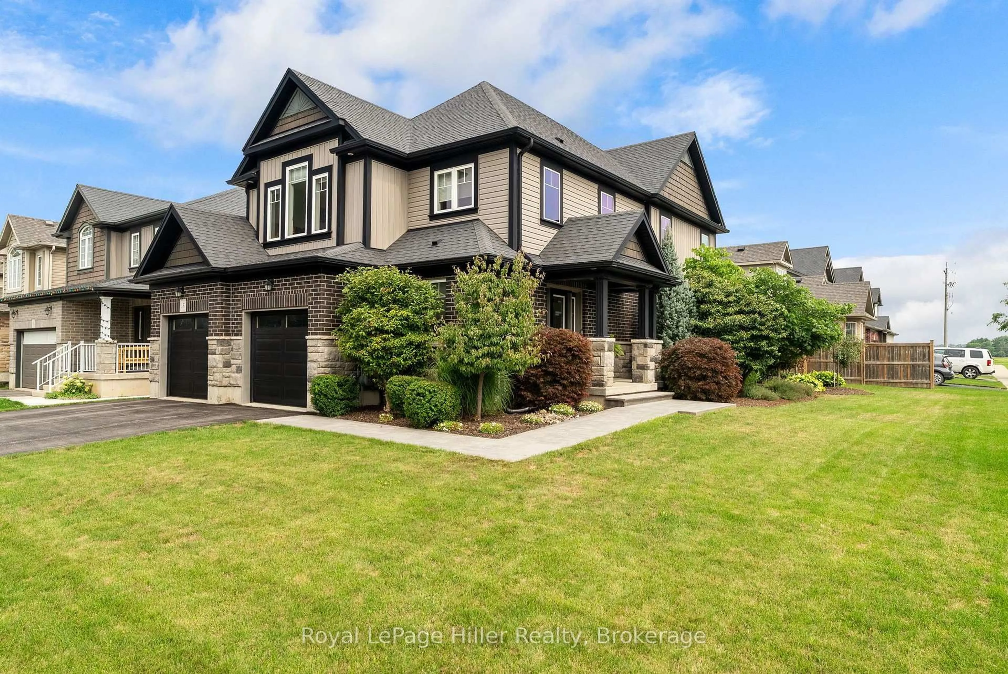 Home with brick exterior material, street for 15 Robertson Dr, Stratford Ontario N5A 0C8