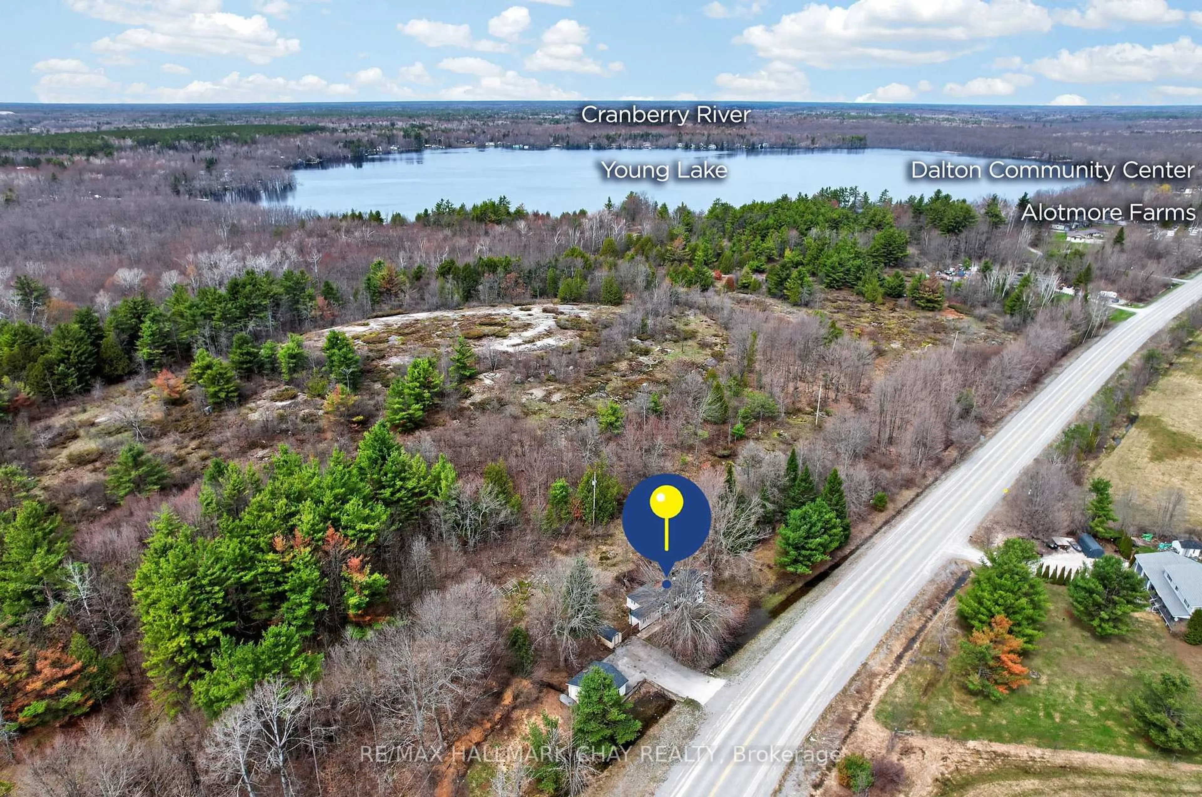 A pic from outside/outdoor area/front of a property/back of a property/a pic from drone, water/lake/river/ocean view for 127 Monck Rd, Kawartha Lakes Ontario L0K 1W0