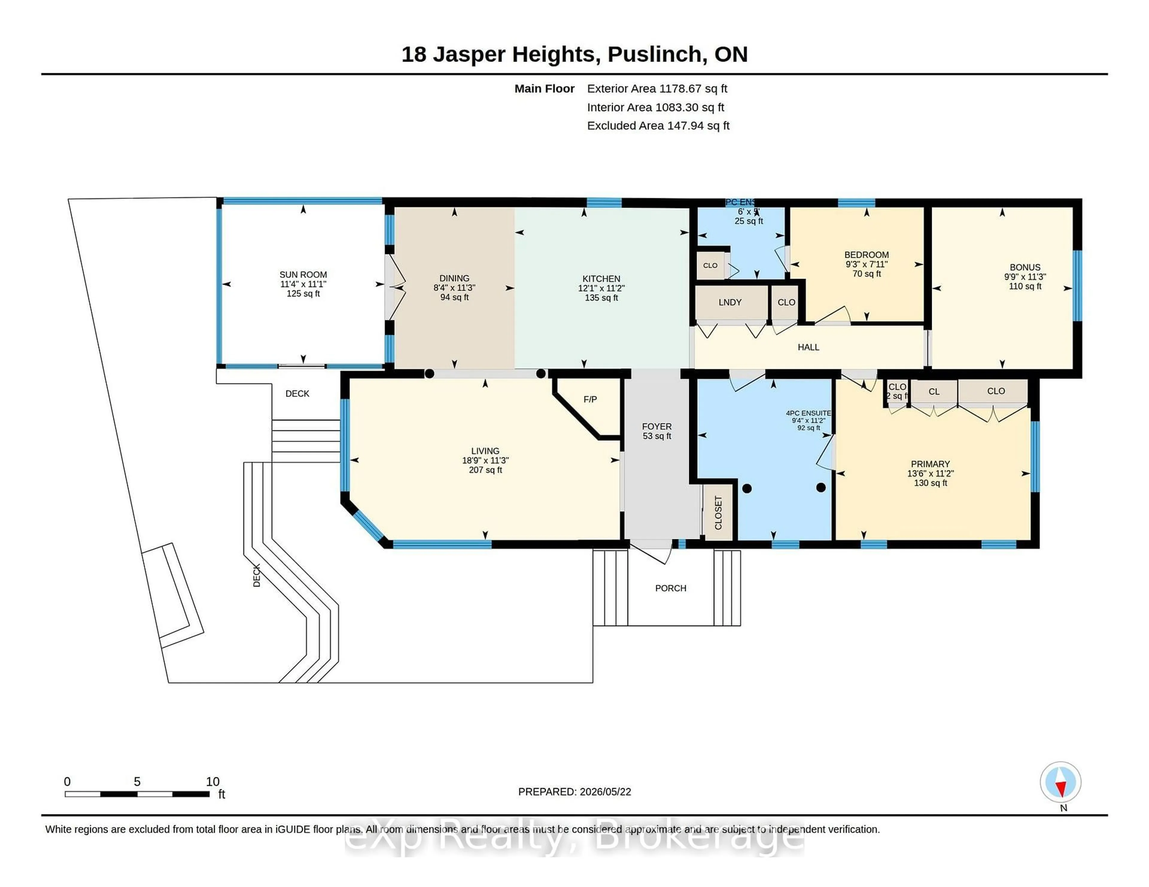 Floor plan for 18 Jasper Heights Private, Puslinch Ontario N0B 2C0