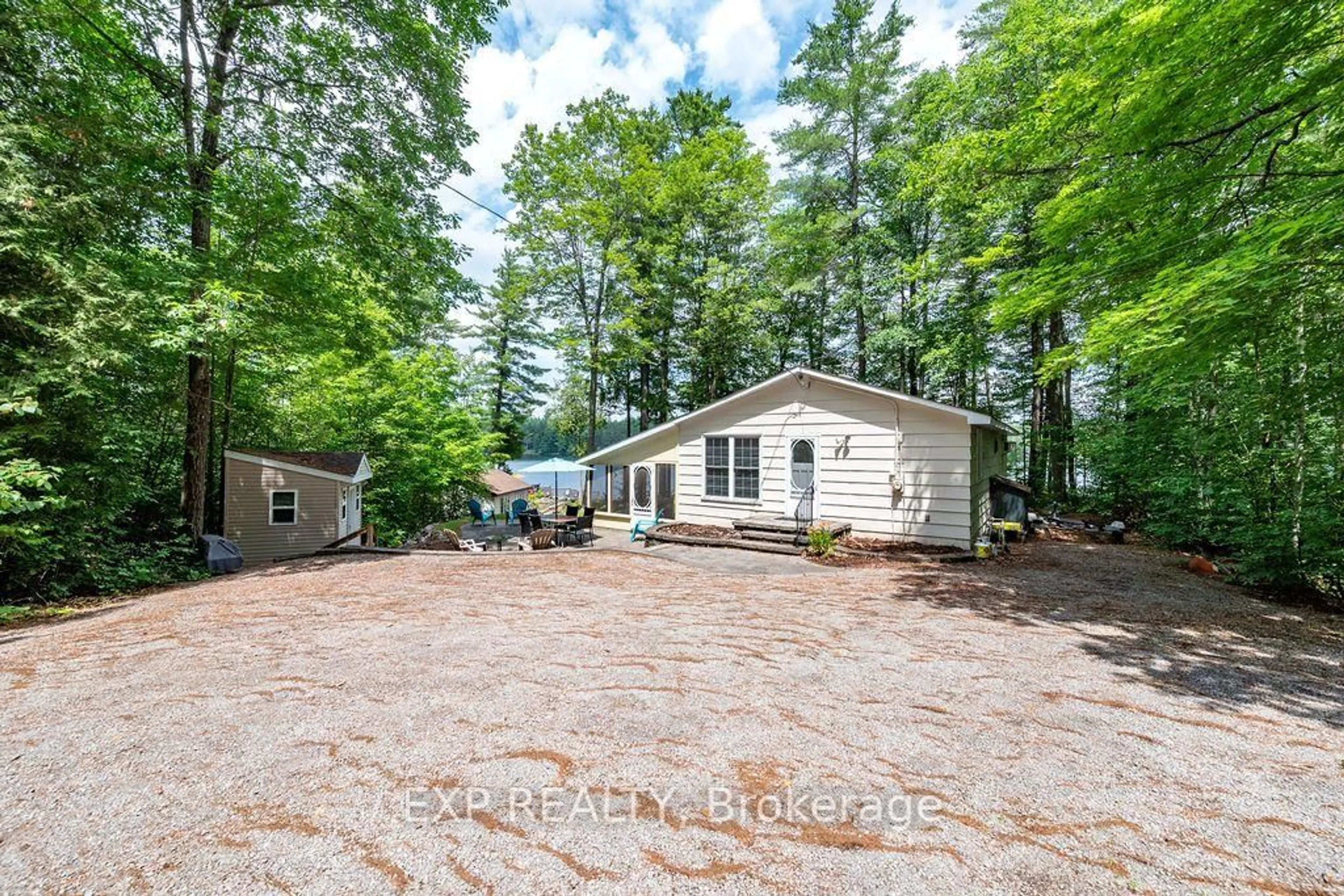 A pic from outside/outdoor area/front of a property/back of a property/a pic from drone, forest/trees view for 715 Long Point Way, Renfrew Ontario K7V 3Z9