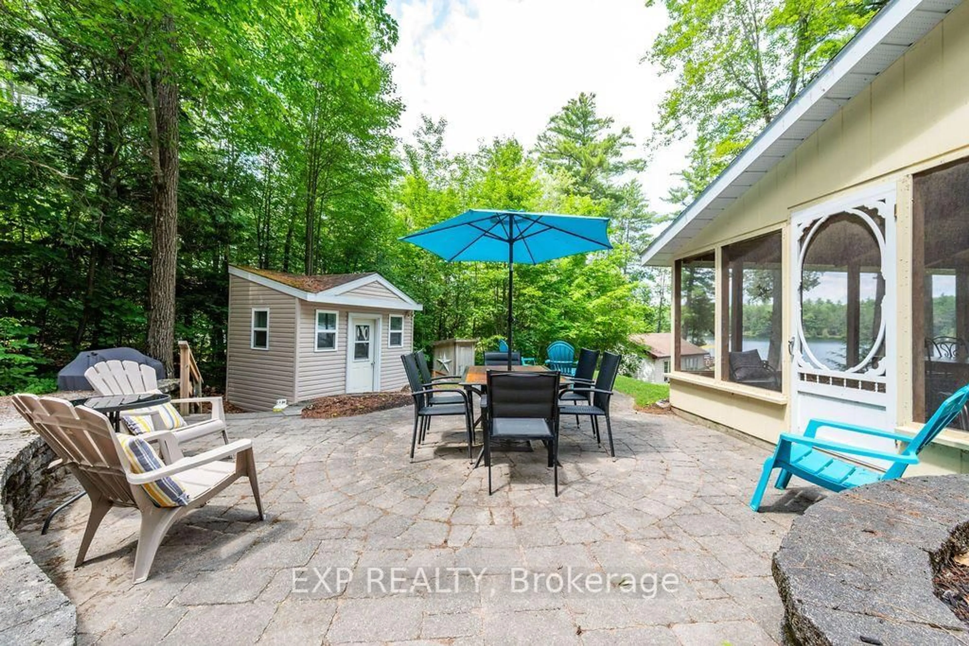 Patio, water/lake/river/ocean view for 715 Long Point Way, Renfrew Ontario K7V 3Z9