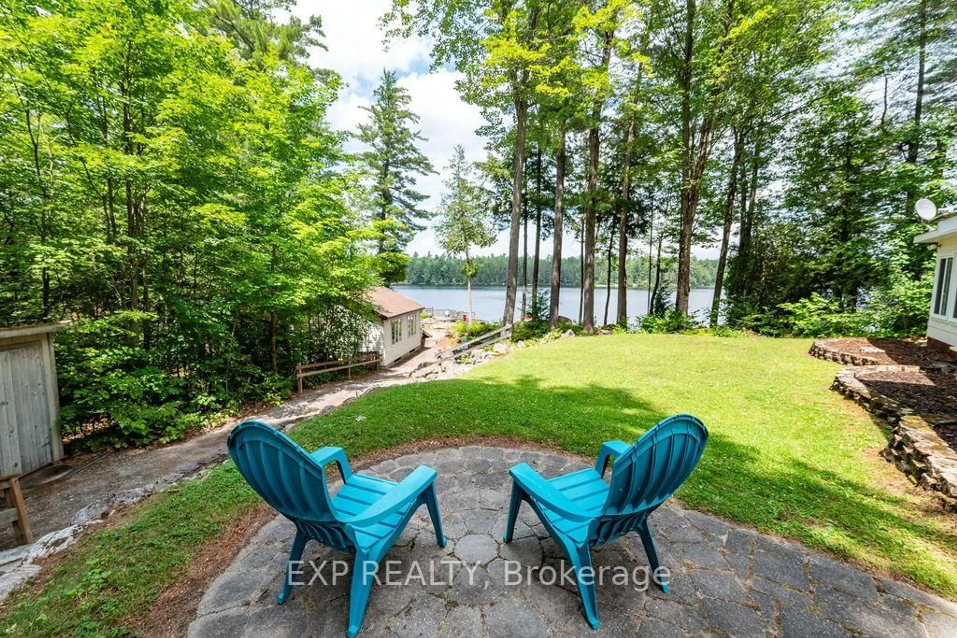 Patio, water/lake/river/ocean view for 715 Long Point Way, Renfrew Ontario K7V 3Z9