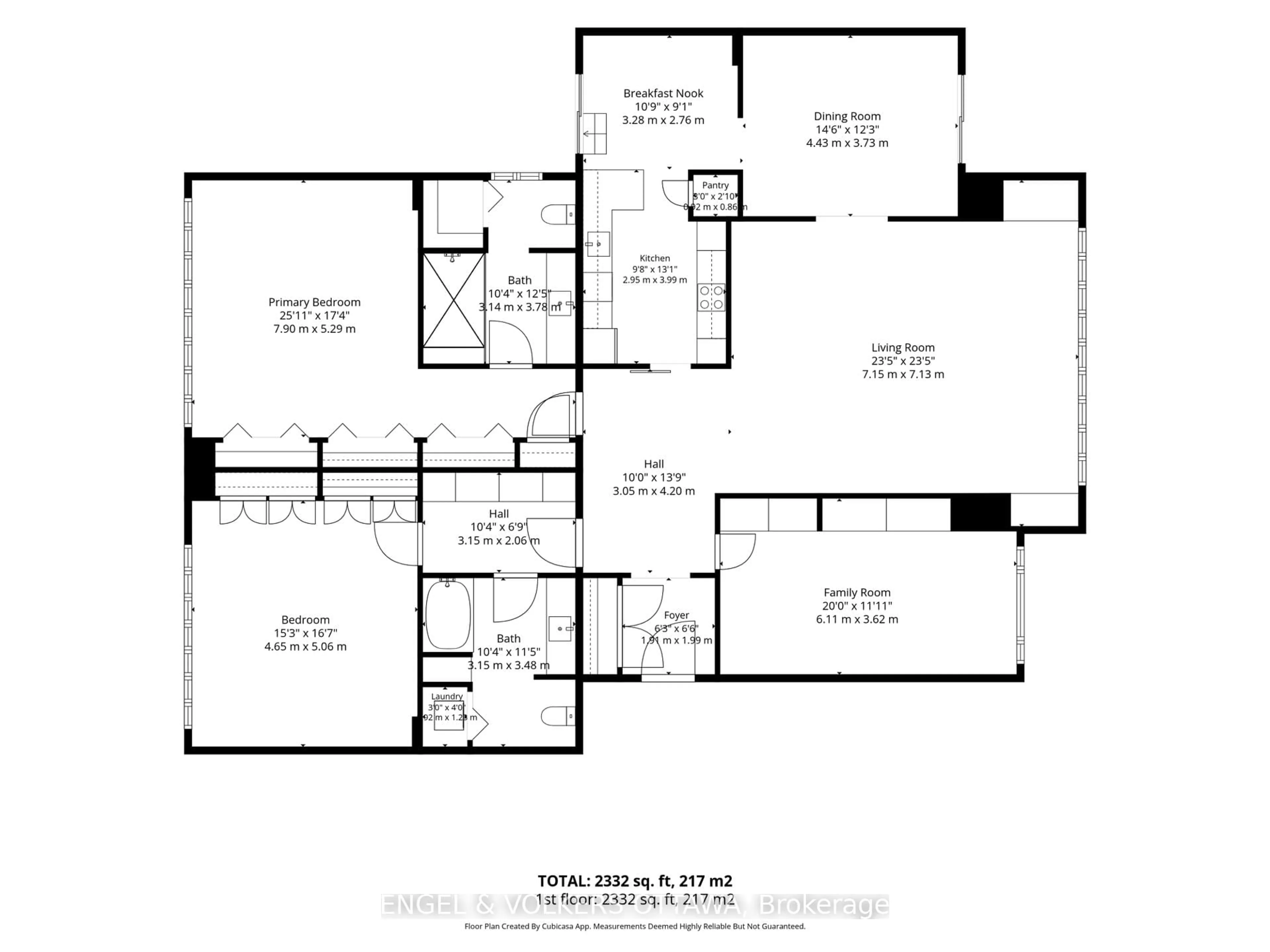 Floor plan for 111 Echo Dr #103, Ottawa Ontario K1S 5K8