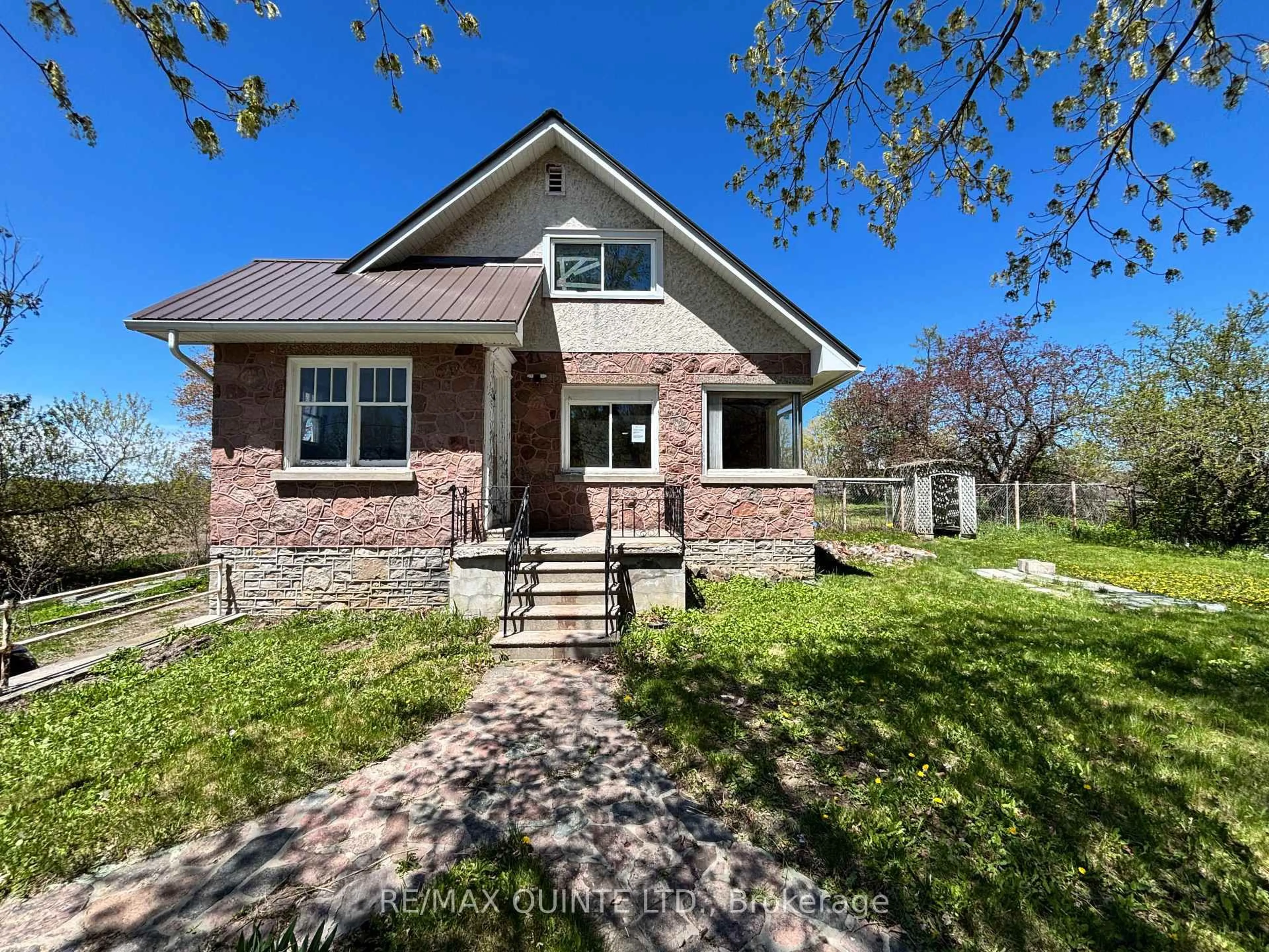 Home with brick exterior material, street for 3810 Springbrook Rd, Denbigh Ontario K0L 1L0