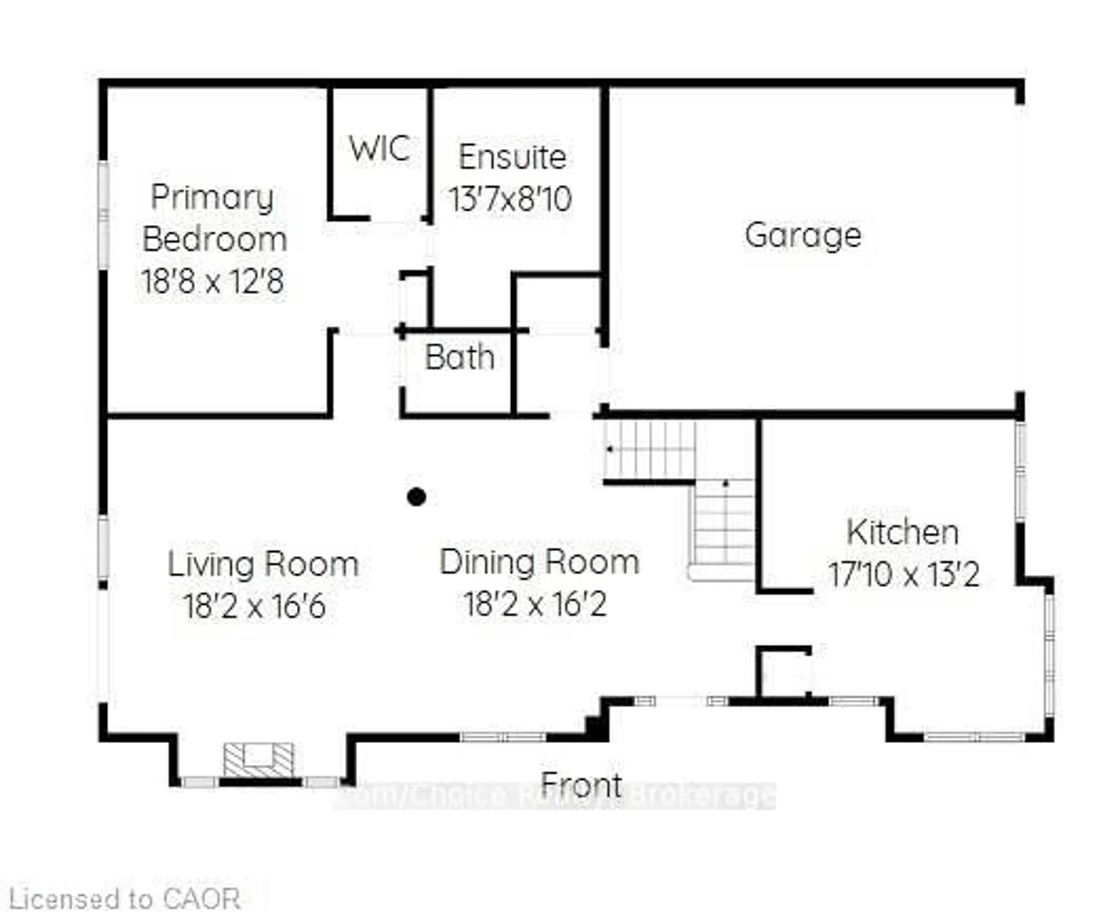 Floor plan for 27 Landscapes Tr #27 Land, Hamilton Ontario L9K 0A1