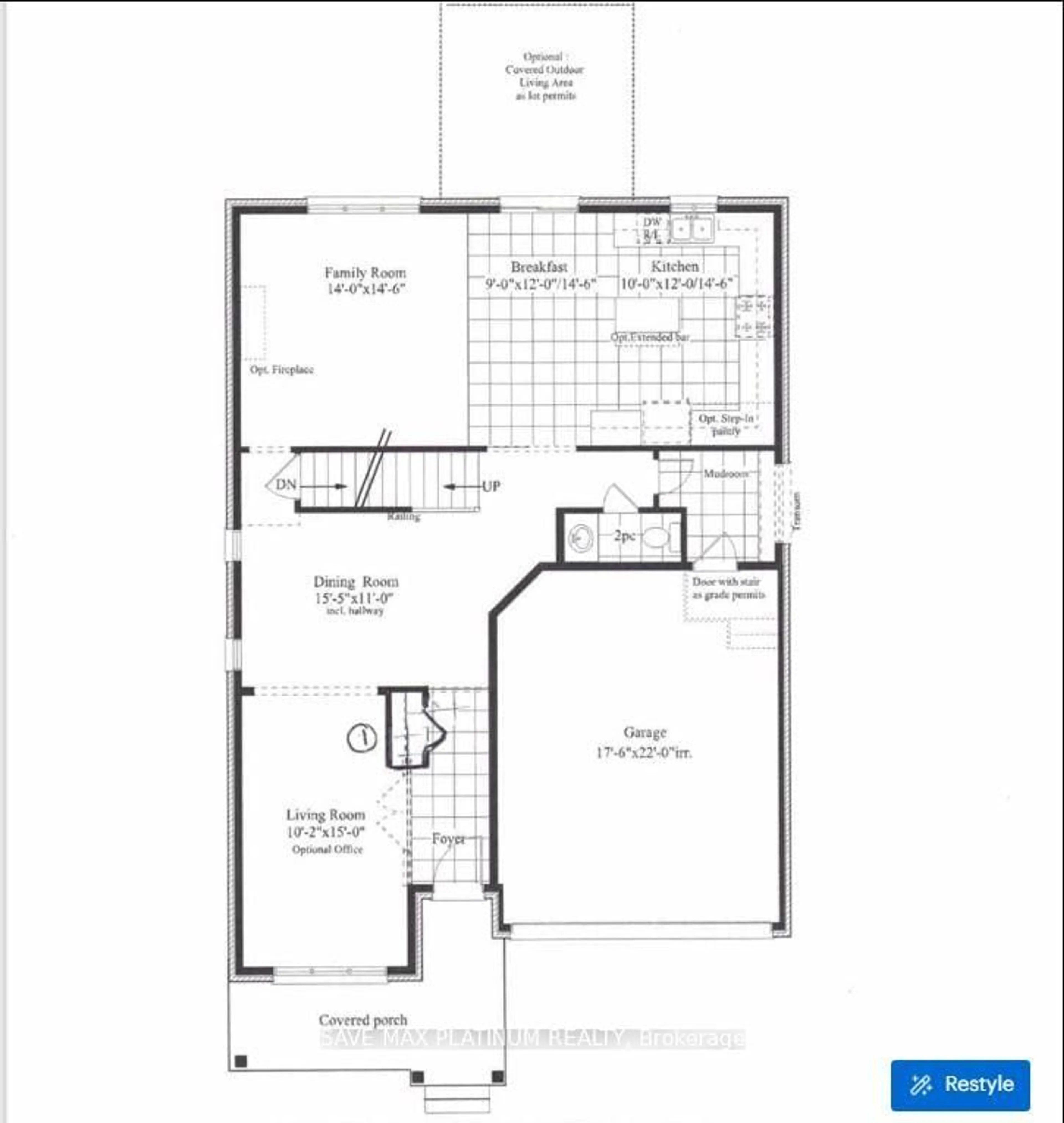 Floor plan for 37 Sass Cres, Brant Ontario N3L 0J3