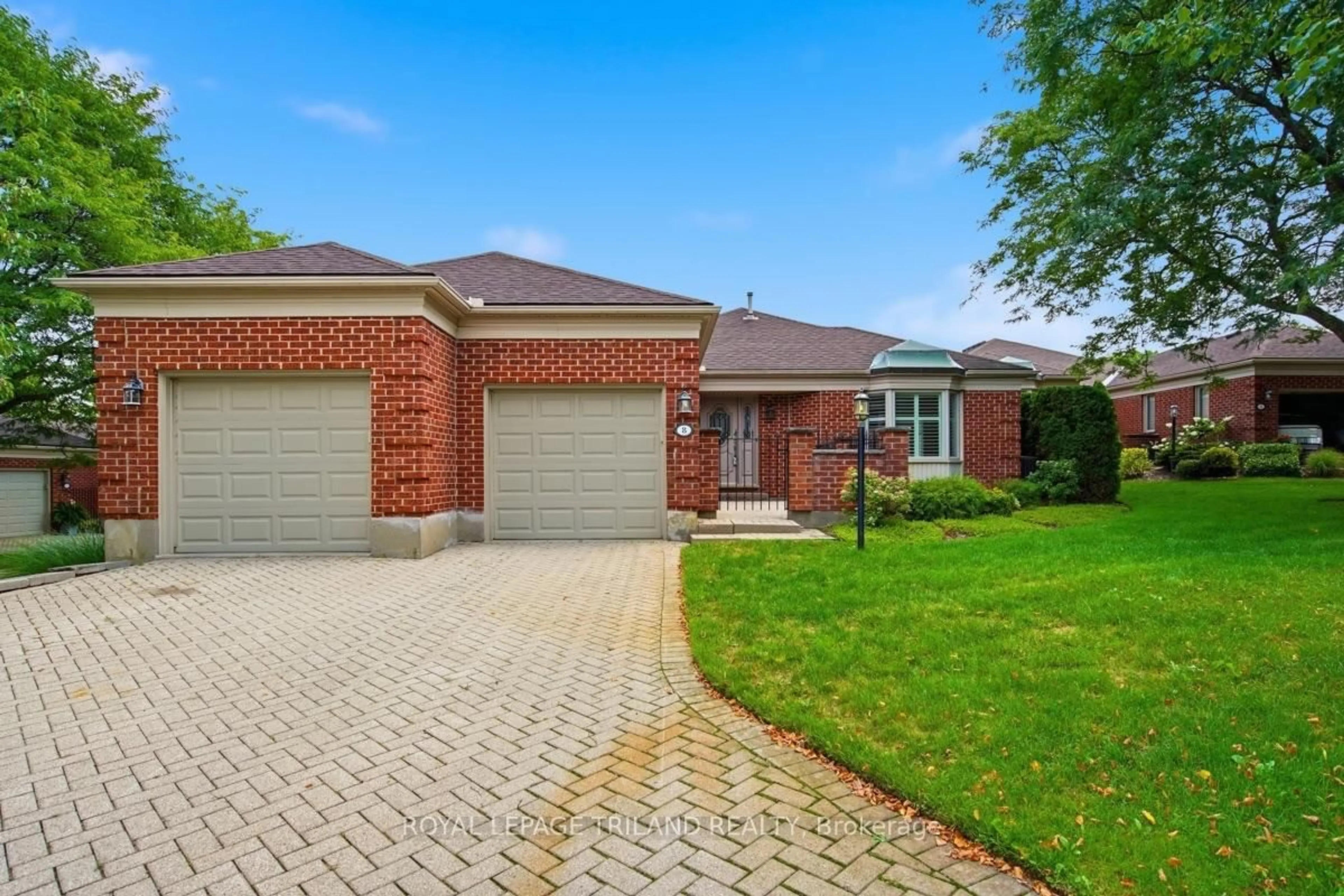 Home with brick exterior material, street for 60 Rosecliffe Cres #8, London South Ontario N6K 4E5