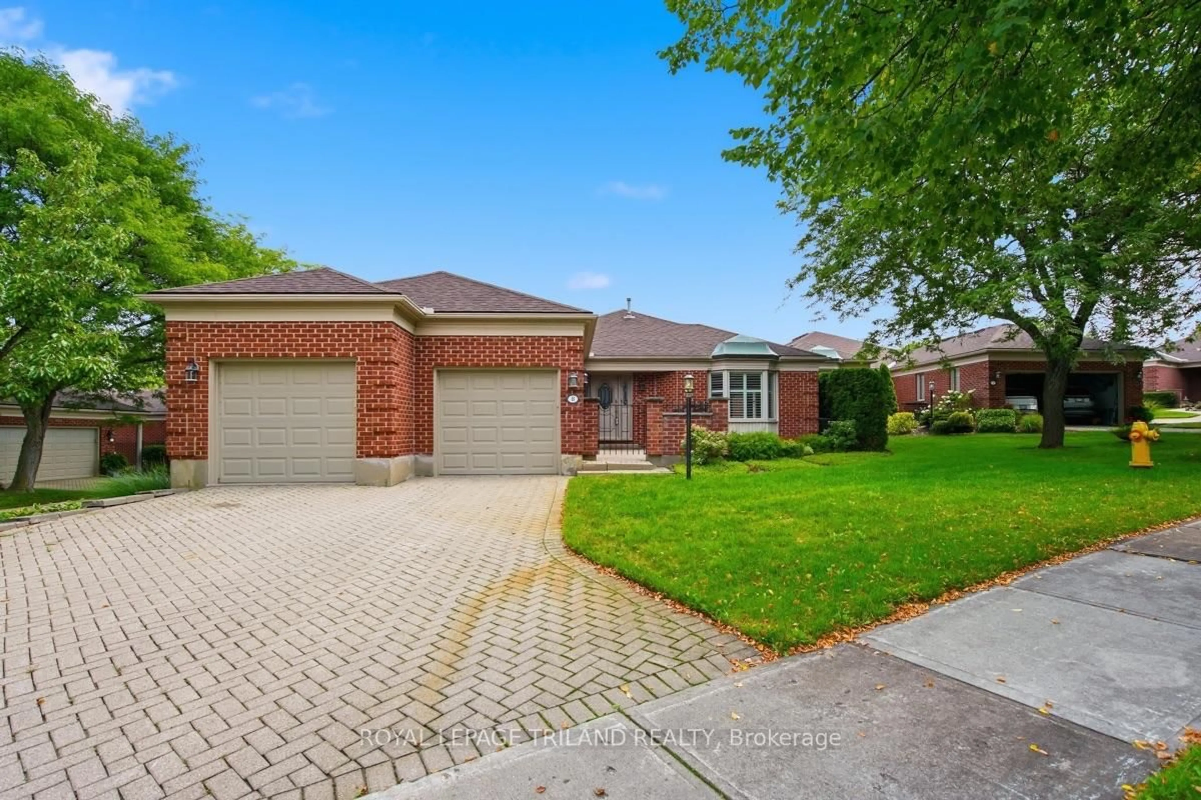 Home with brick exterior material, street for 60 Rosecliffe Cres #8, London South Ontario N6K 4E5