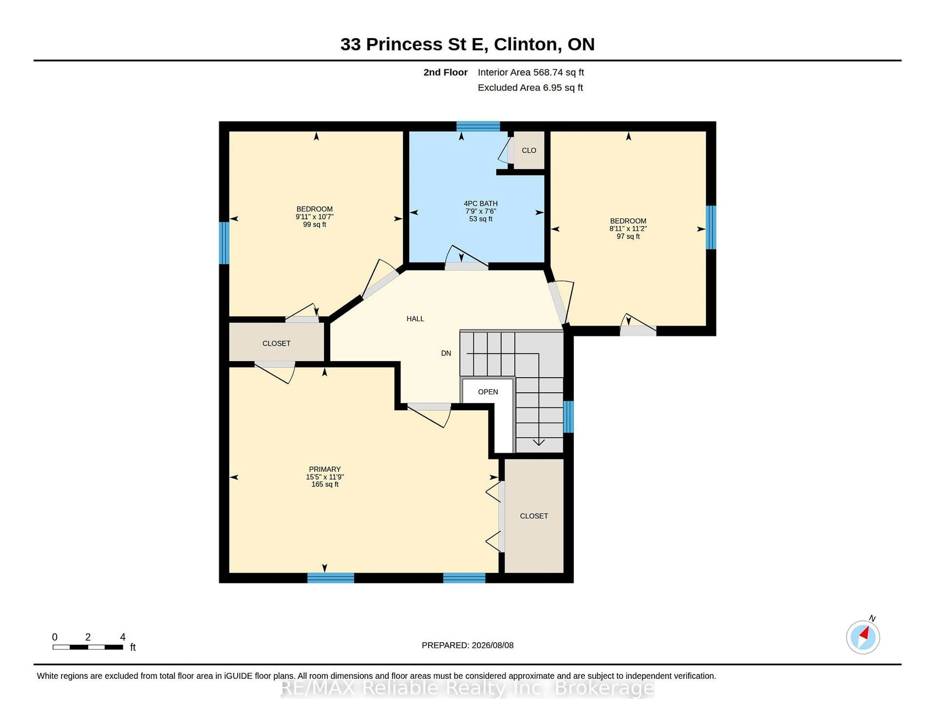 Floor plan for 33 Princess St, Central Huron Ontario N0M 1L0