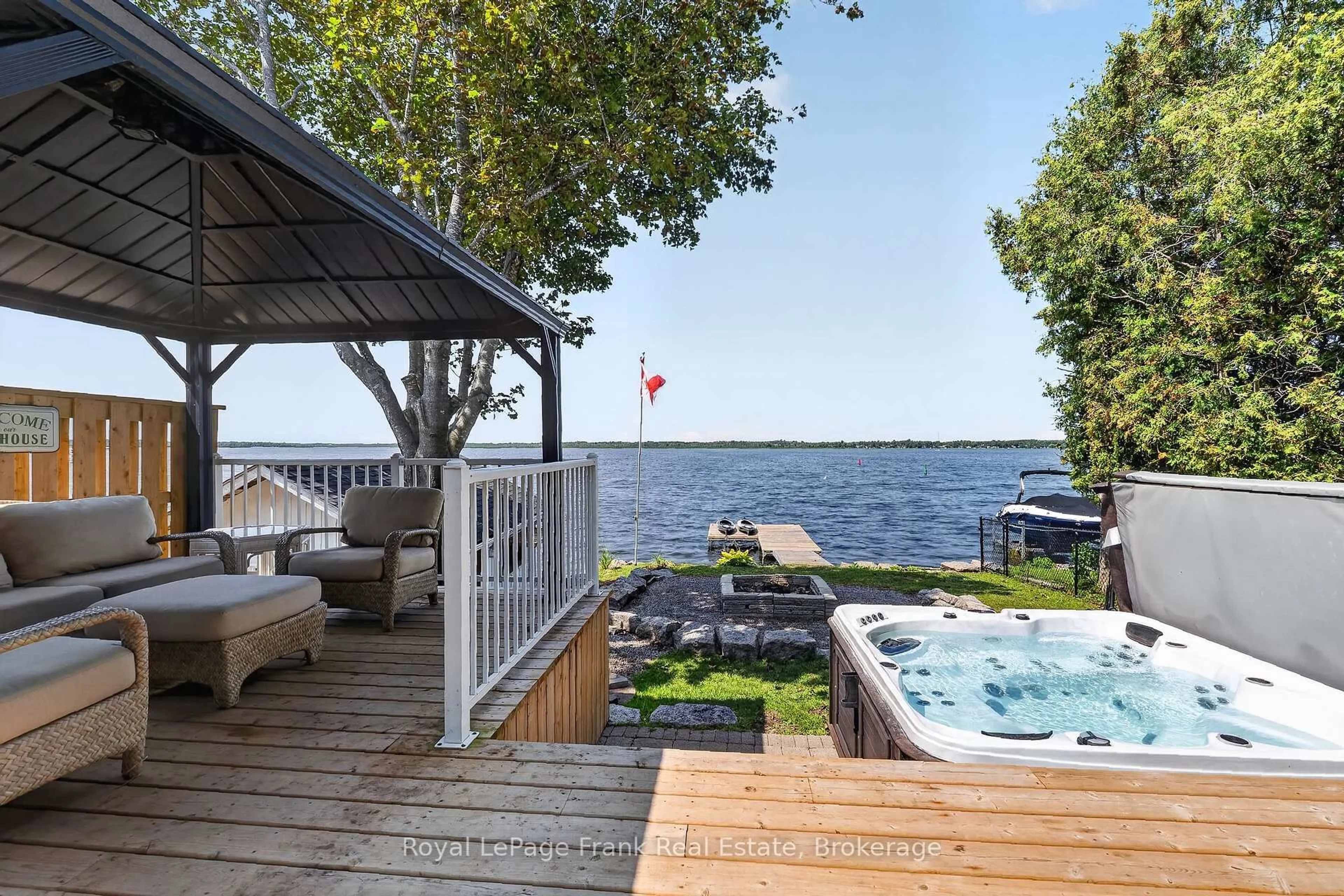 Patio, water/lake/river/ocean view for 229 Snug Harbour Rd, Kawartha Lakes Ontario K9V 4R6