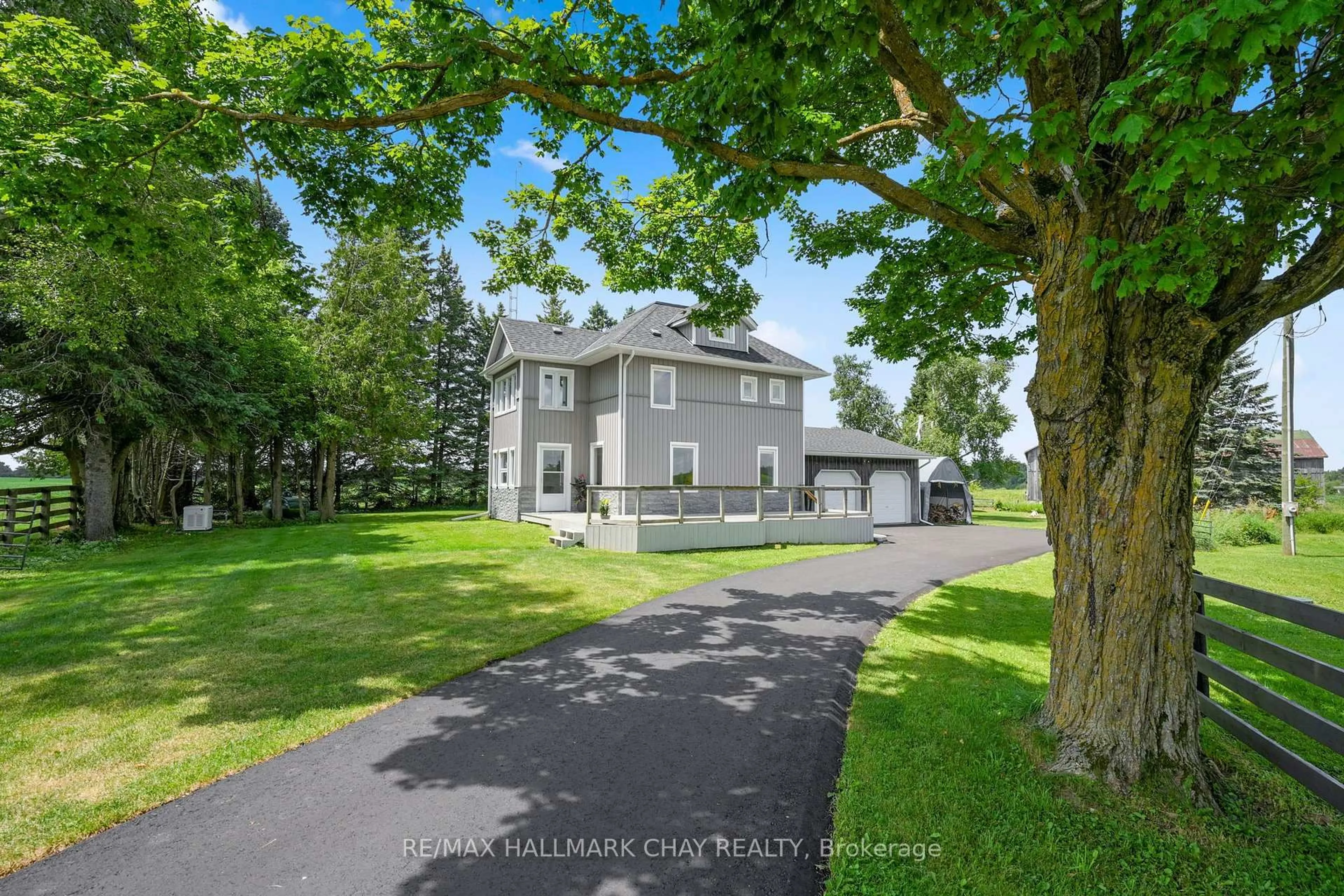 A pic from outside/outdoor area/front of a property/back of a property/a pic from drone, street for 665221 20 Sideroad, Melancthon Ontario L9V 1Z7