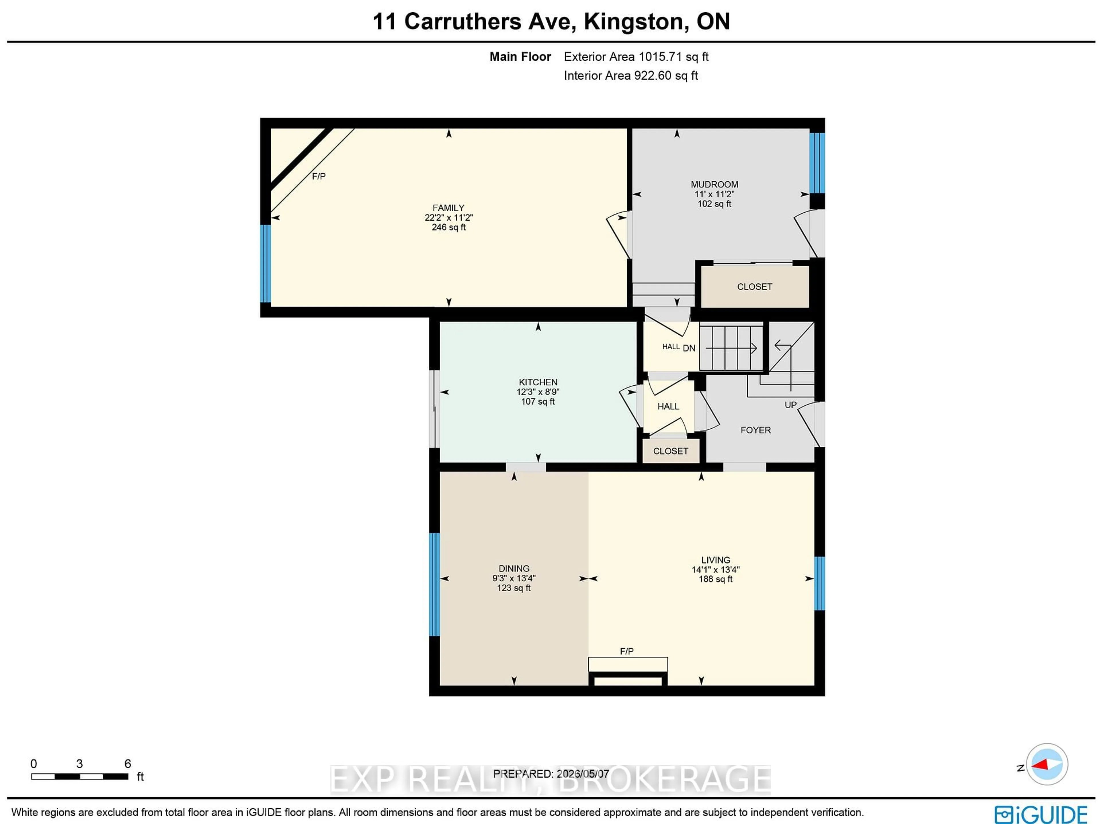 Floor plan for 11 CARRUTHERS Ave, Kingston Ontario K7L 1L9