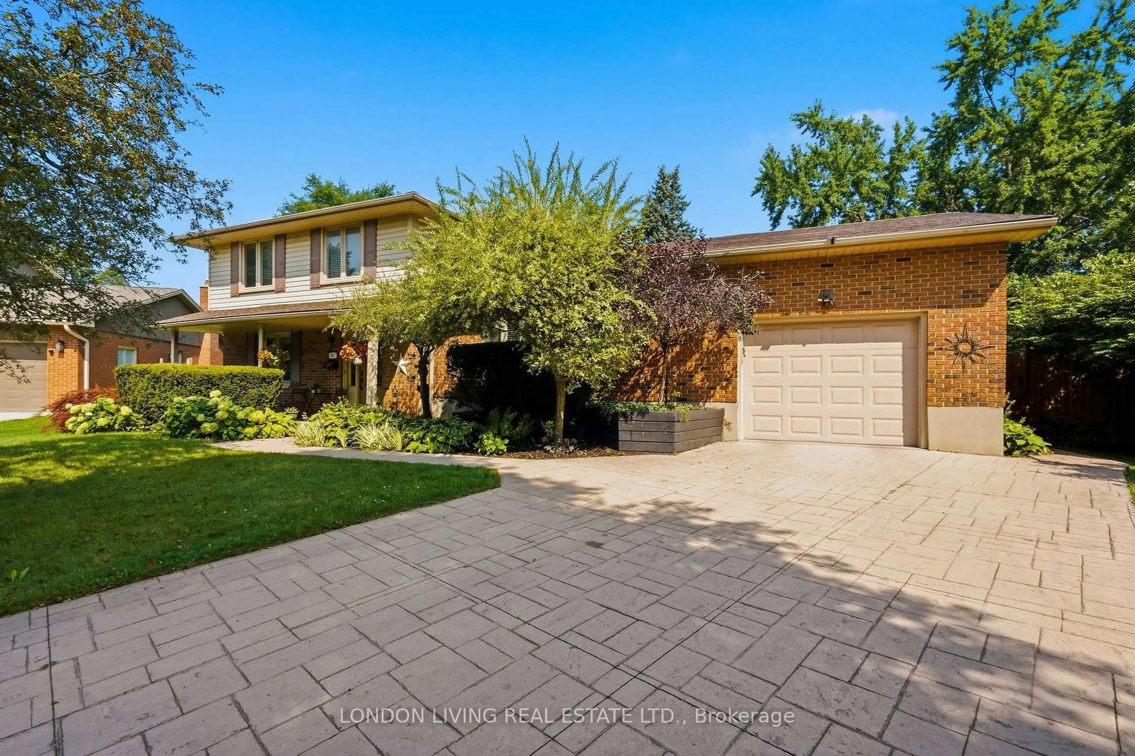 Home with brick exterior material, street for 91 St Clair Crt, London South Ontario N6J 3W1
