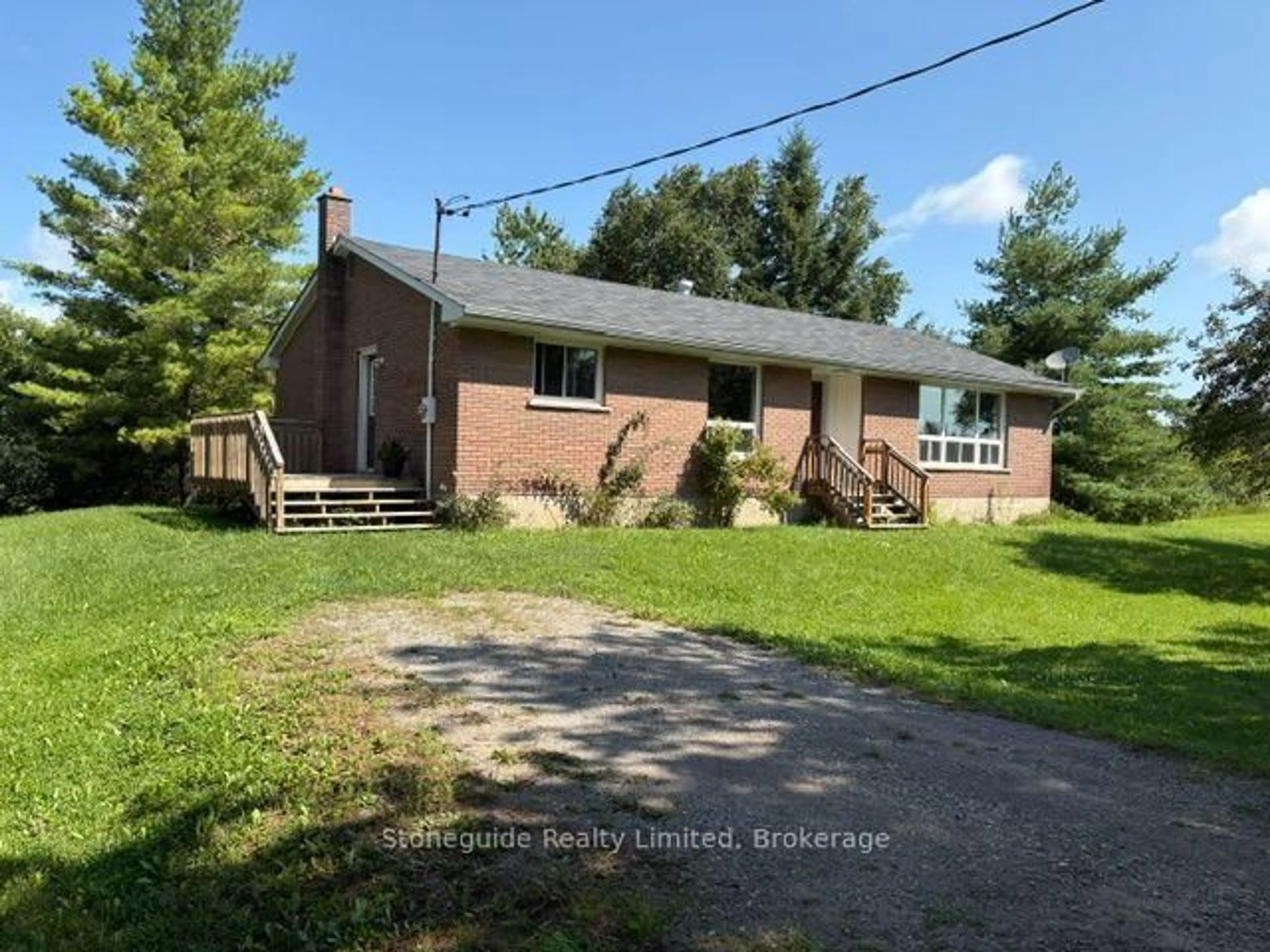 A pic from outside/outdoor area/front of a property/back of a property/a pic from drone, street for 100 Moloney Line, Selwyn Ontario K0L 1T0