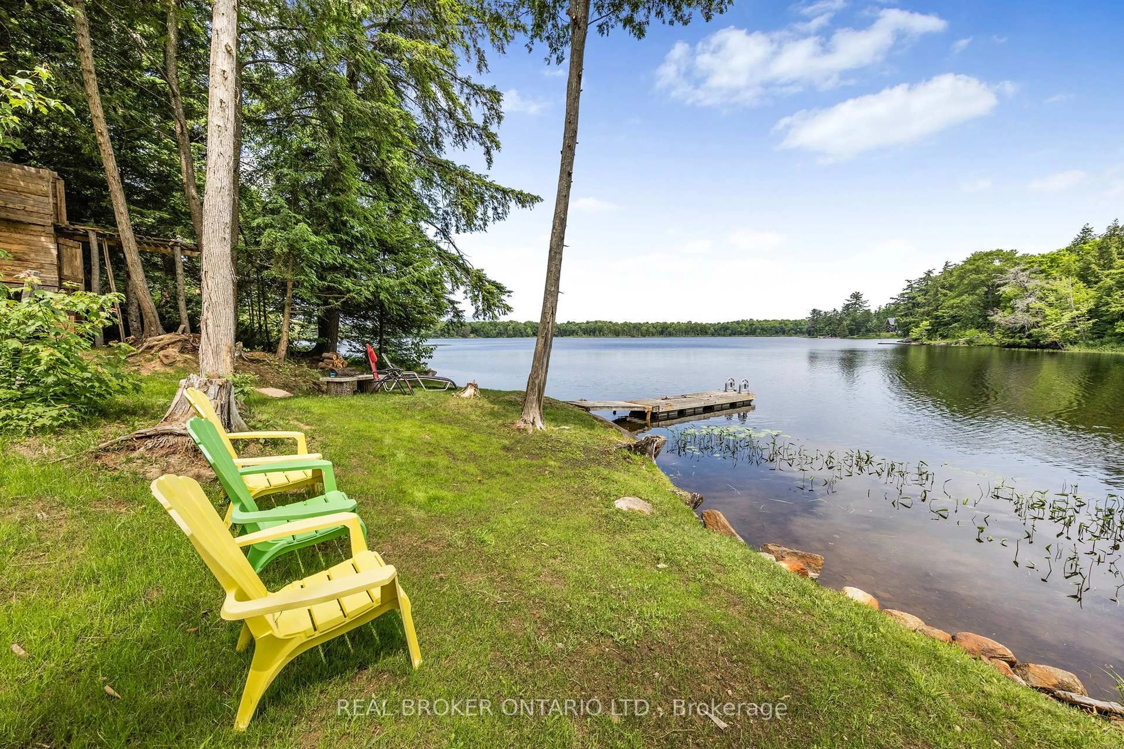 Patio, water/lake/river/ocean view for 1 McKowen Rd, McKellar Ontario P0G 1C0