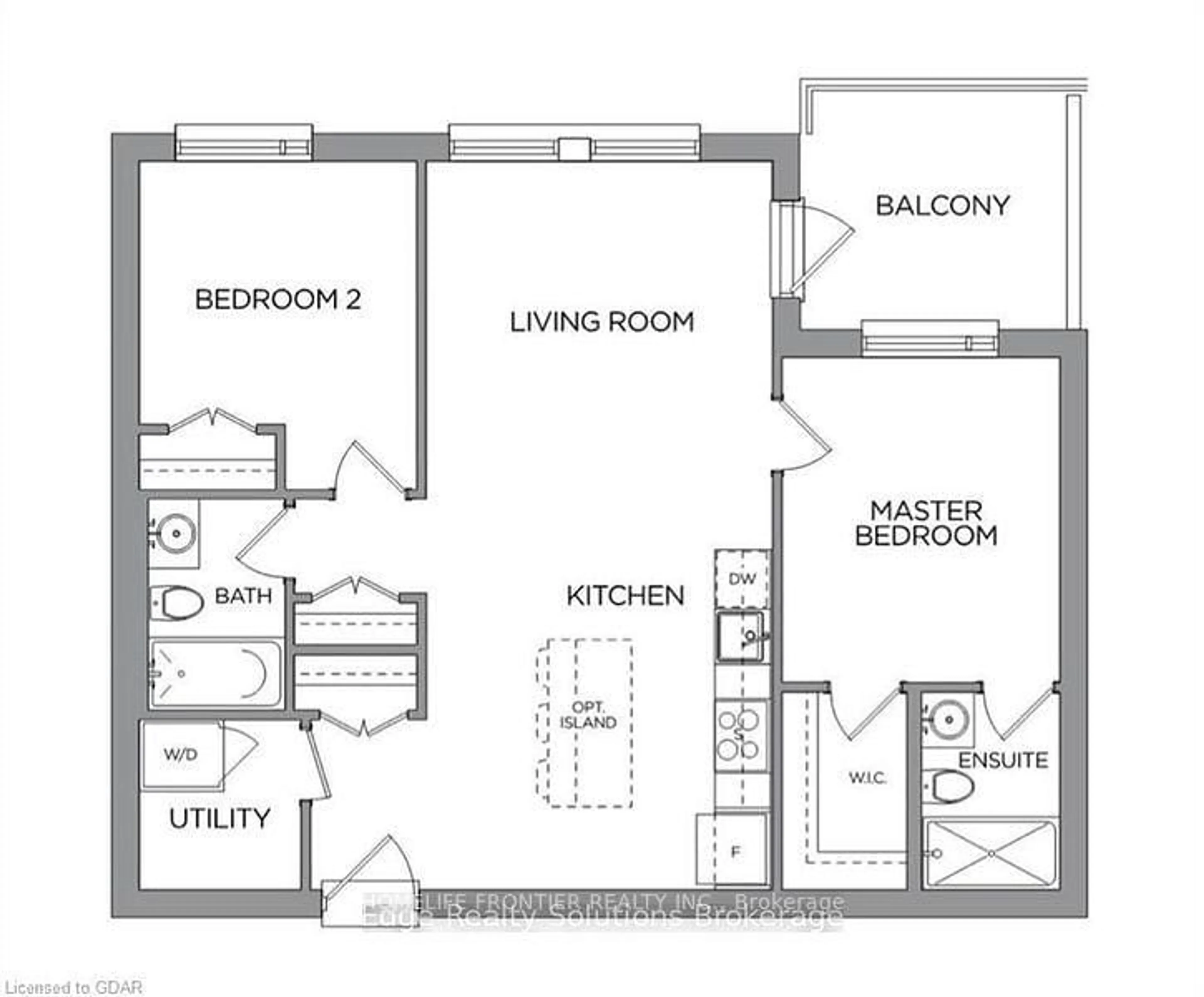 Floor plan for 26 Lowes Rd #212, Guelph Ontario N1G 4X2