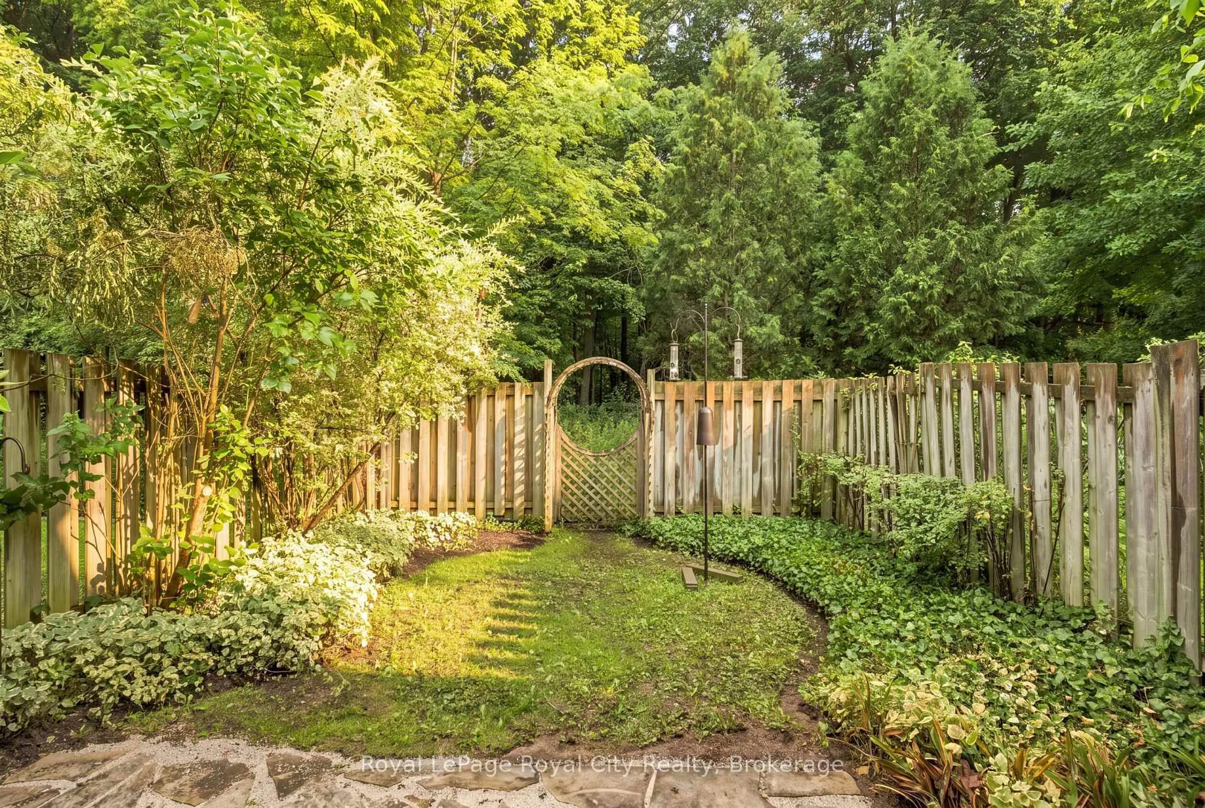 Patio, forest/trees view for 87 Rodgers Rd, Guelph Ontario N1G 4Z5