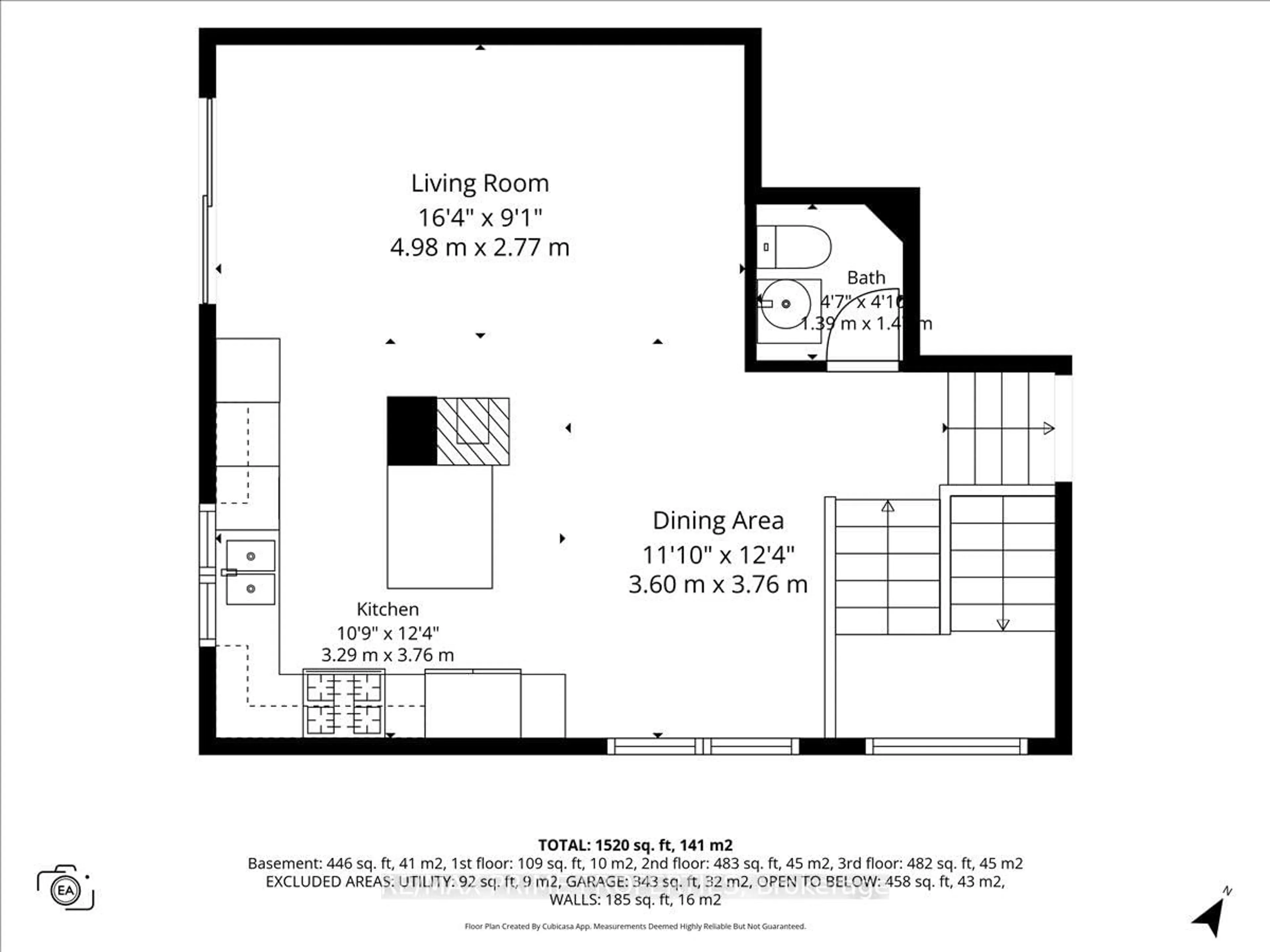 Floor plan for 201 Gladeview Private, Ottawa Ontario K1T 4A6