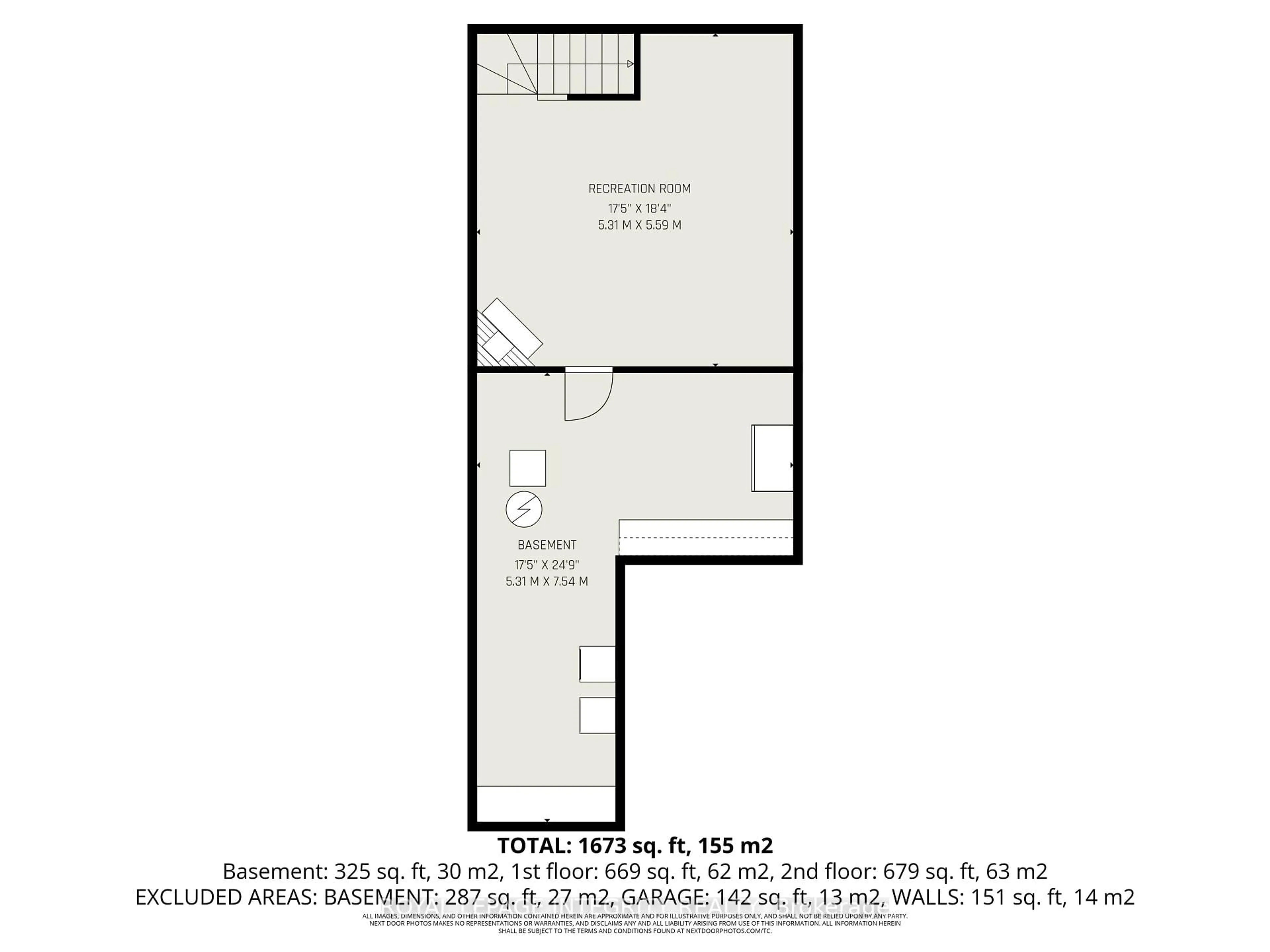 Floor plan for 52 Blackdome Cres, Ottawa Ontario K2T 1A9