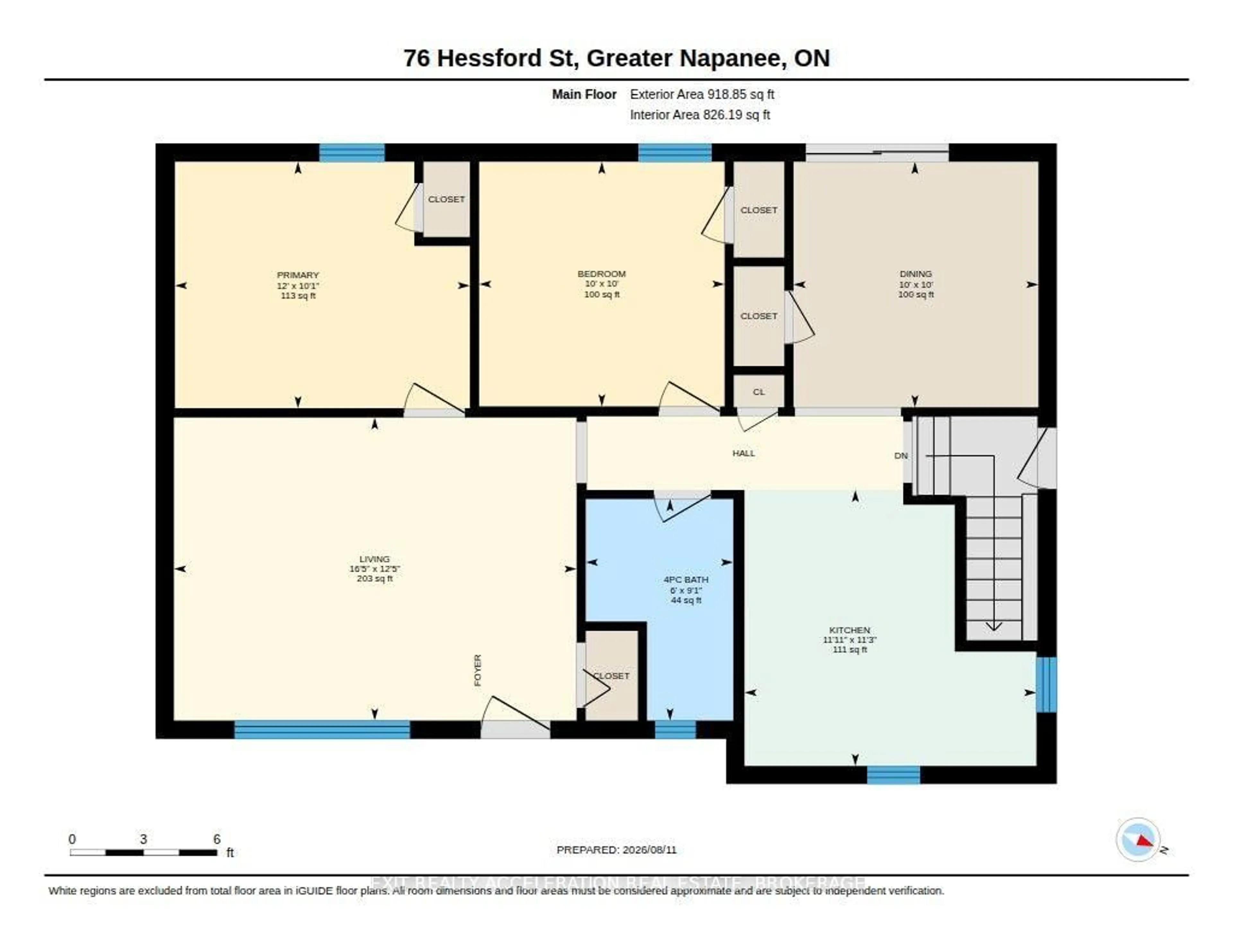 Floor plan for 76 Hessford St, Greater Napanee Ontario K7R 2Z1