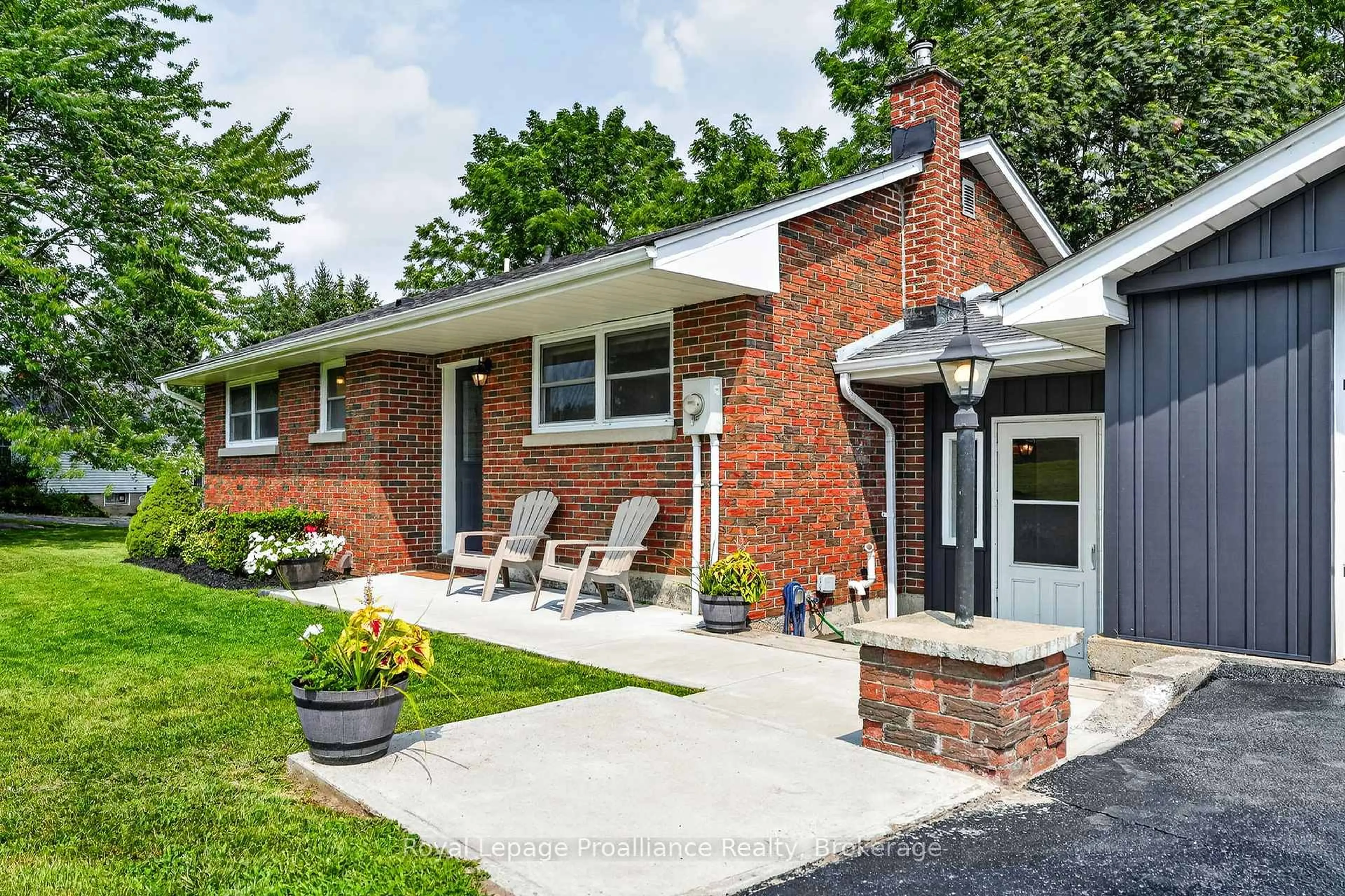 Home with brick exterior material, street for 2991 Harwood Rd, Hamilton Township Ontario K0K 1C0