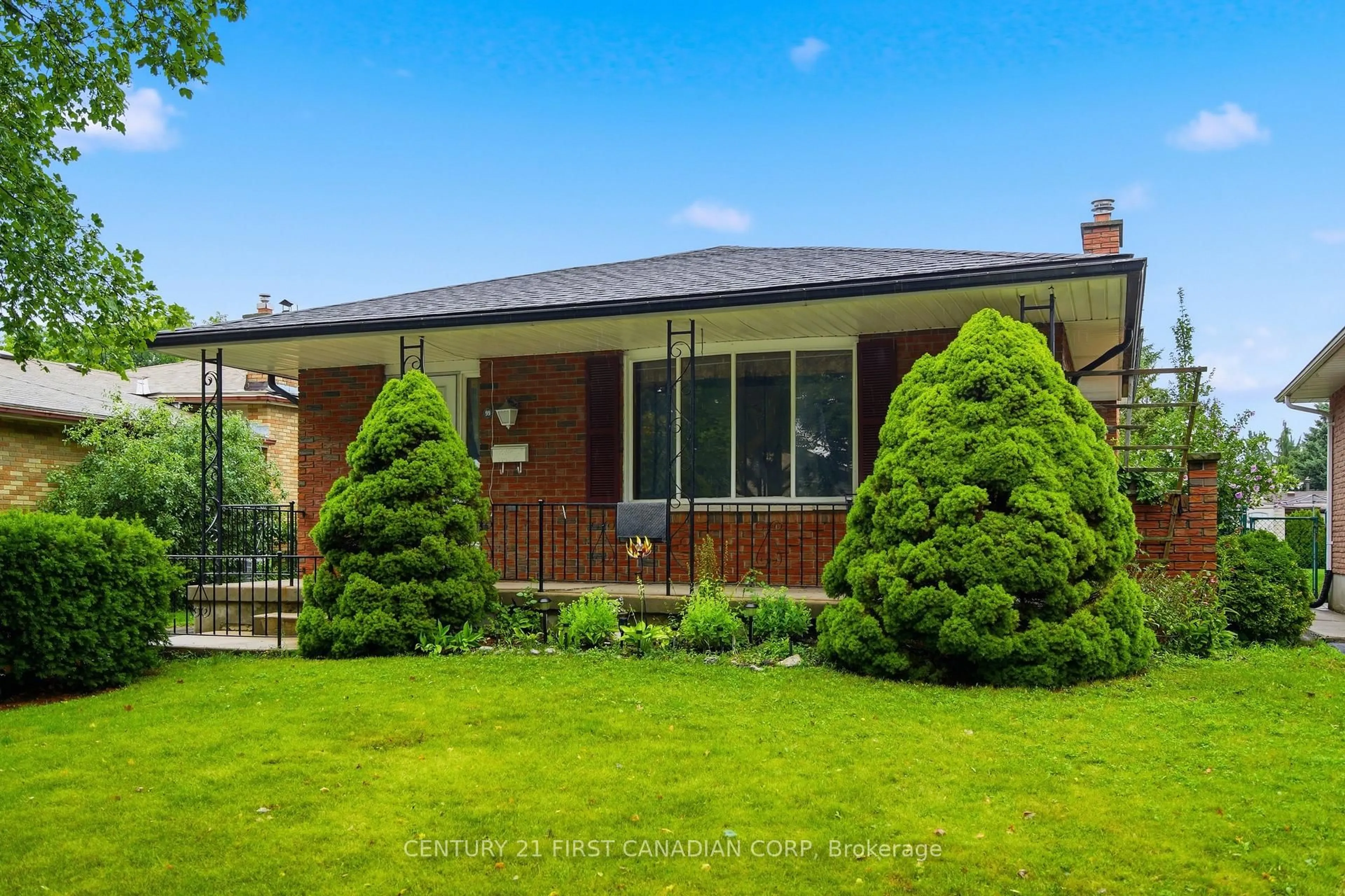 Home with brick exterior material, street for 99 Muriel Cres, London South Ontario N6E 2K4