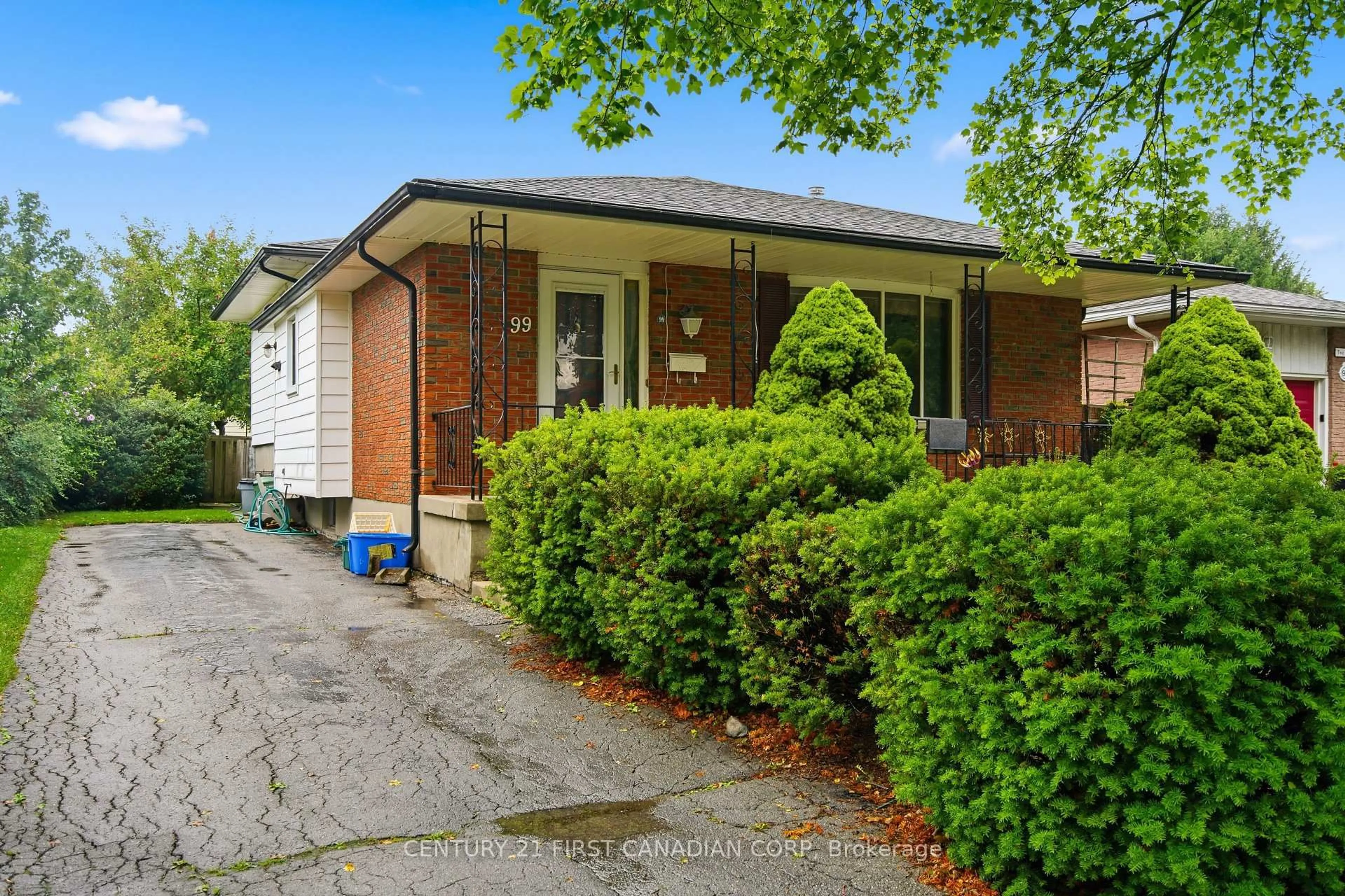 Home with brick exterior material, street for 99 Muriel Cres, London South Ontario N6E 2K4