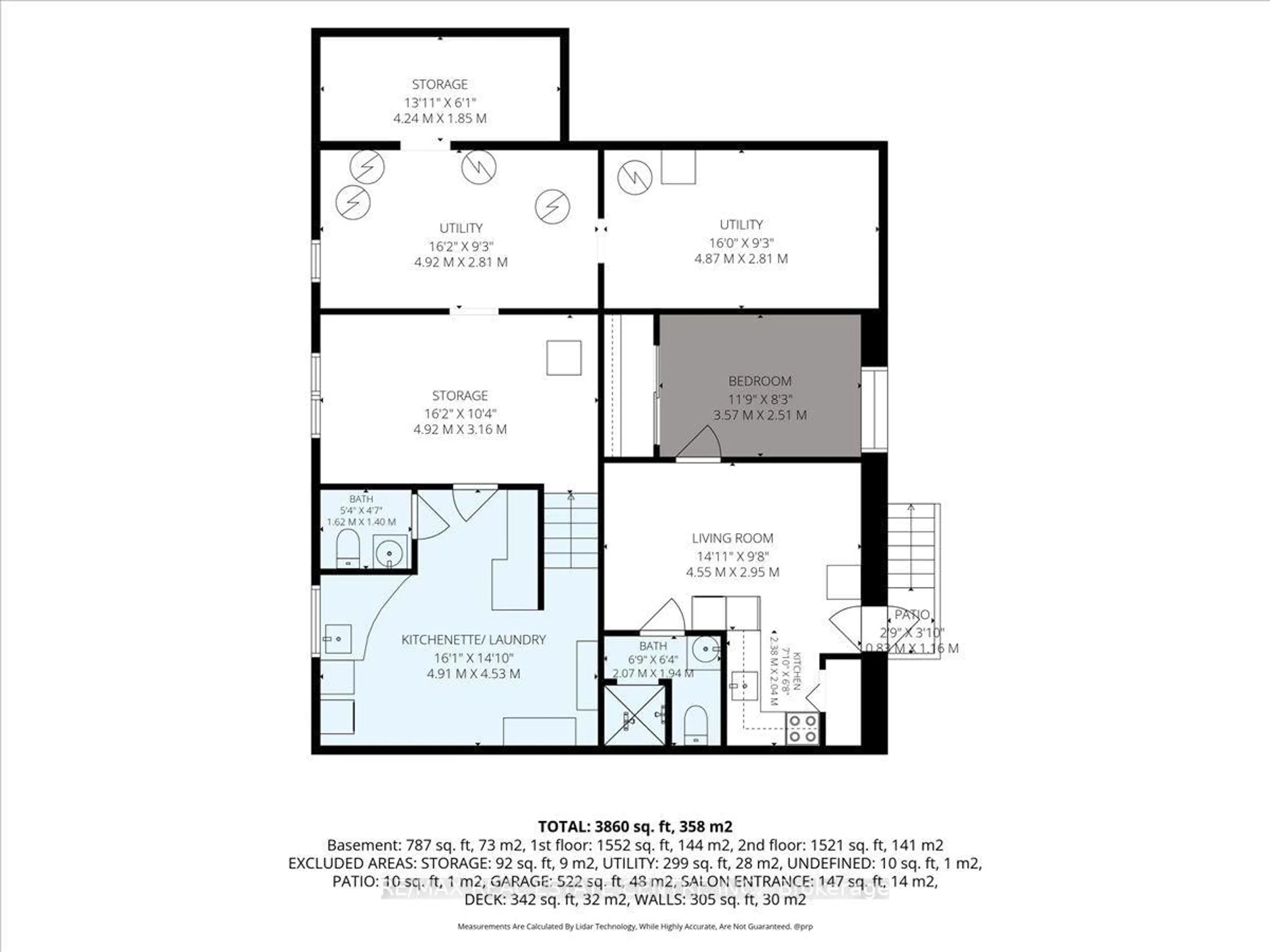 Floor plan for 744 Queen St, Kitchener Ontario N2M 1A4