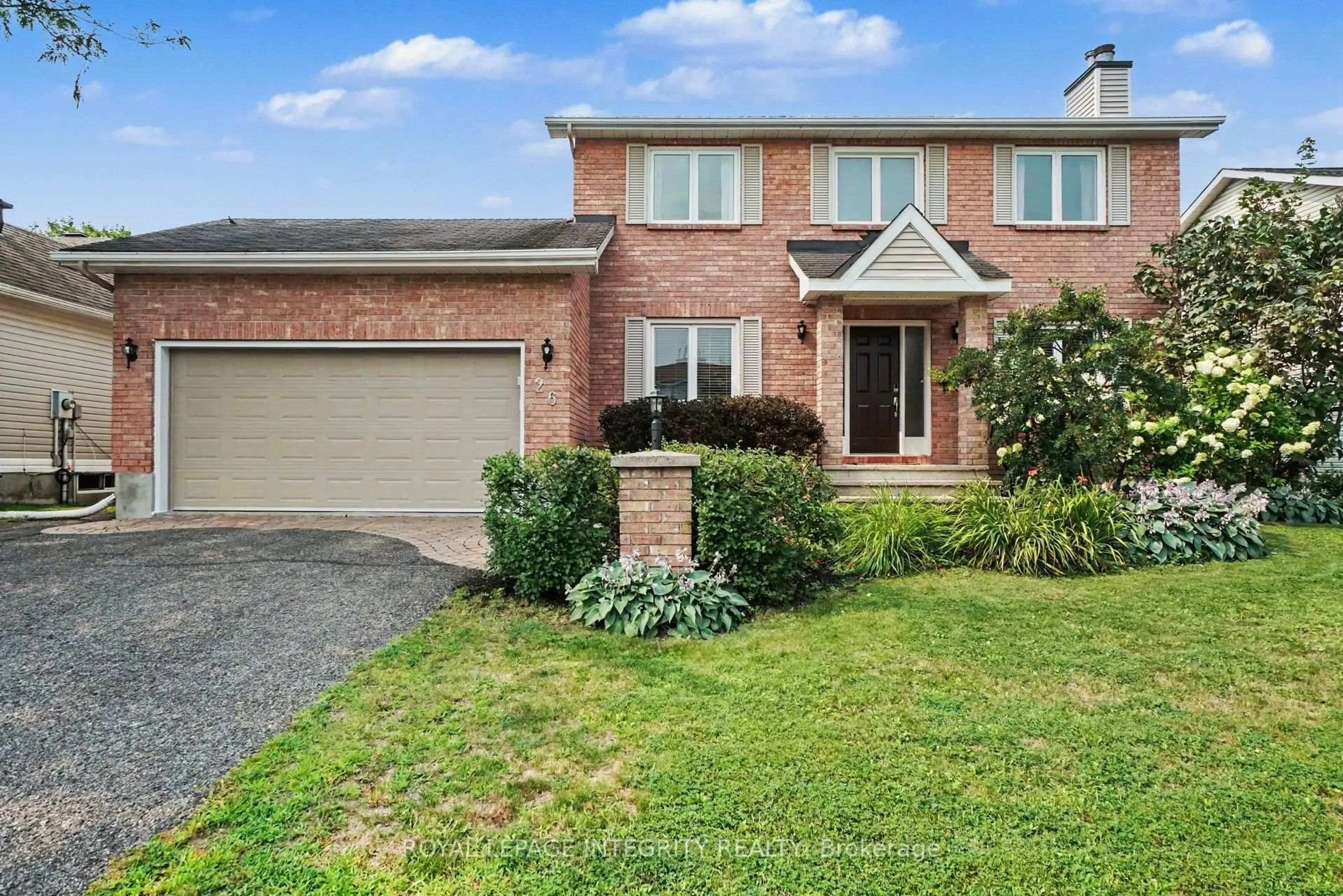 Home with brick exterior material, street for 26 Randall James Dr, Stittsville Ontario K2S 1M4