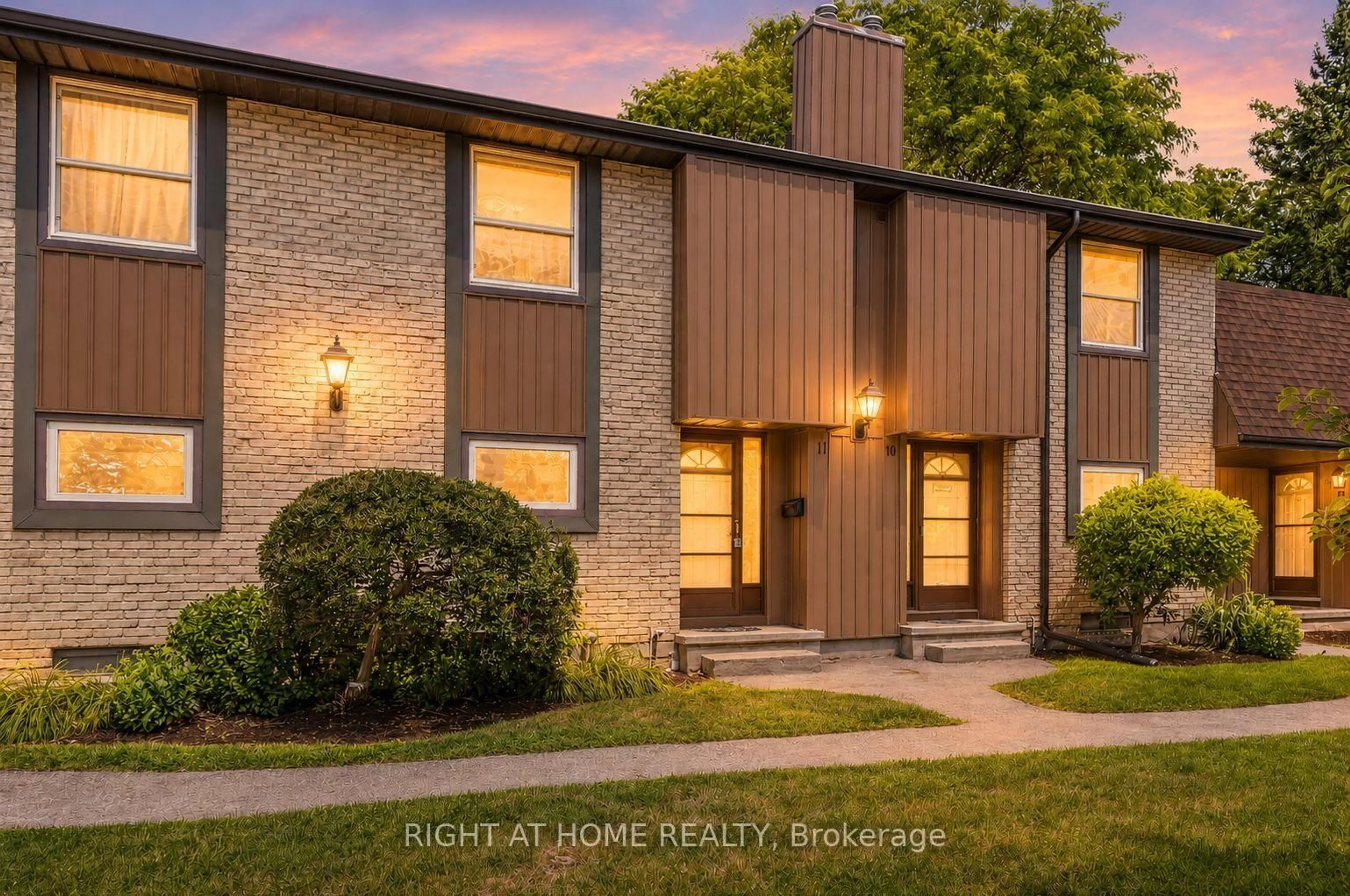 Home with brick exterior material, street for 215 Glamis Rd #11, Cambridge Ontario N1R 6V8