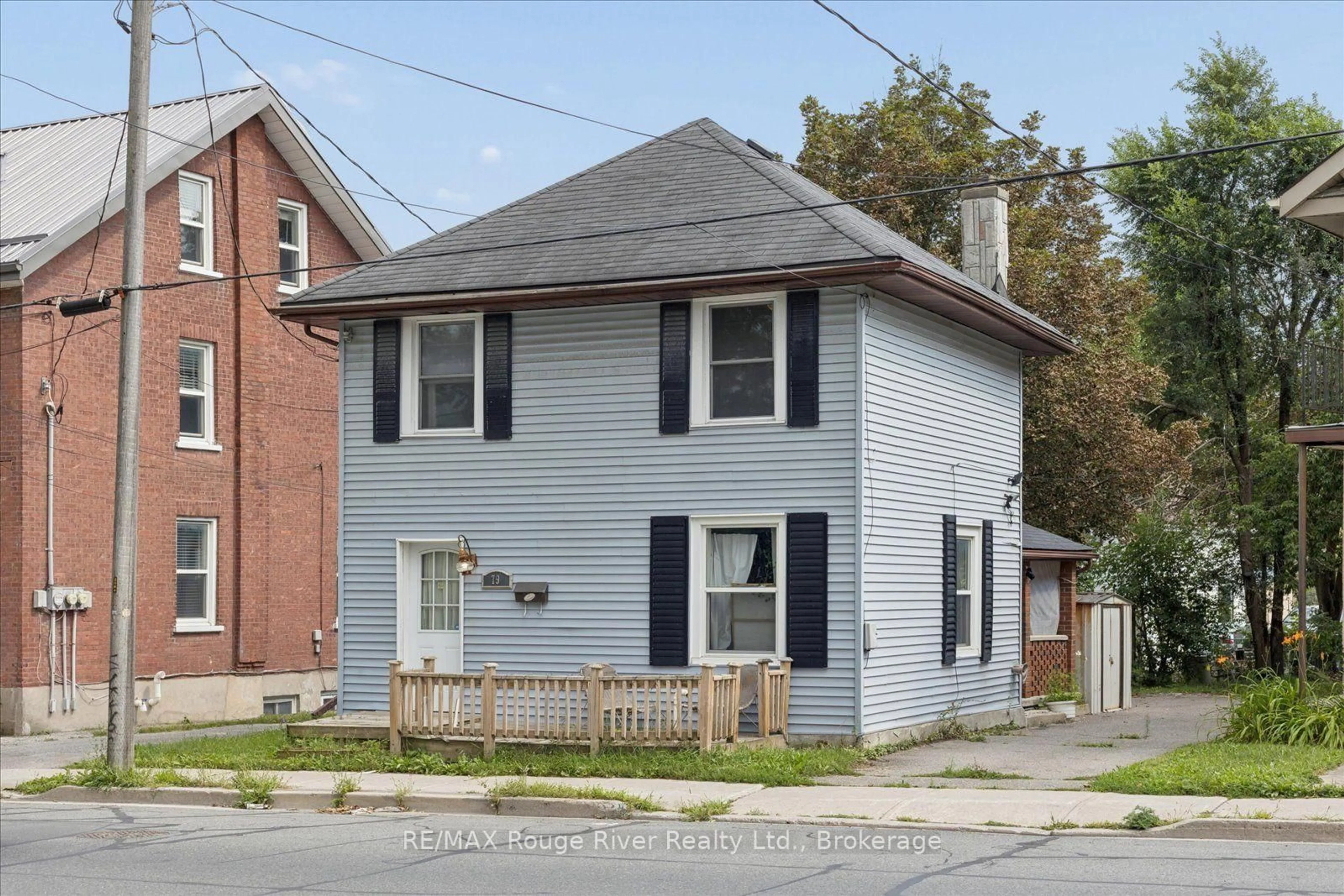 Home with brick exterior material, street for 79 Parkhill Rd, Peterborough Ontario K9H 3G7