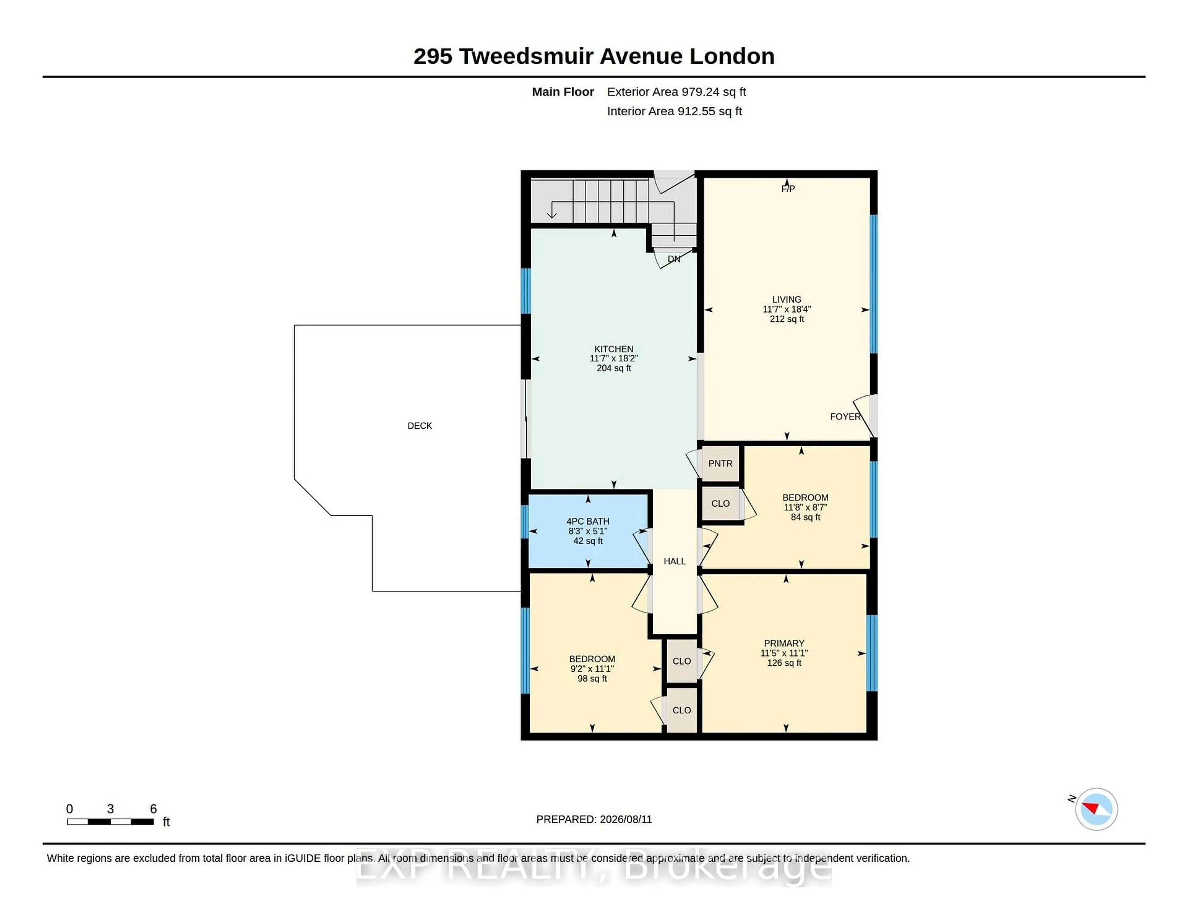 Floor plan for 295 Tweedsmuir Ave, London East Ontario N5W 1L5