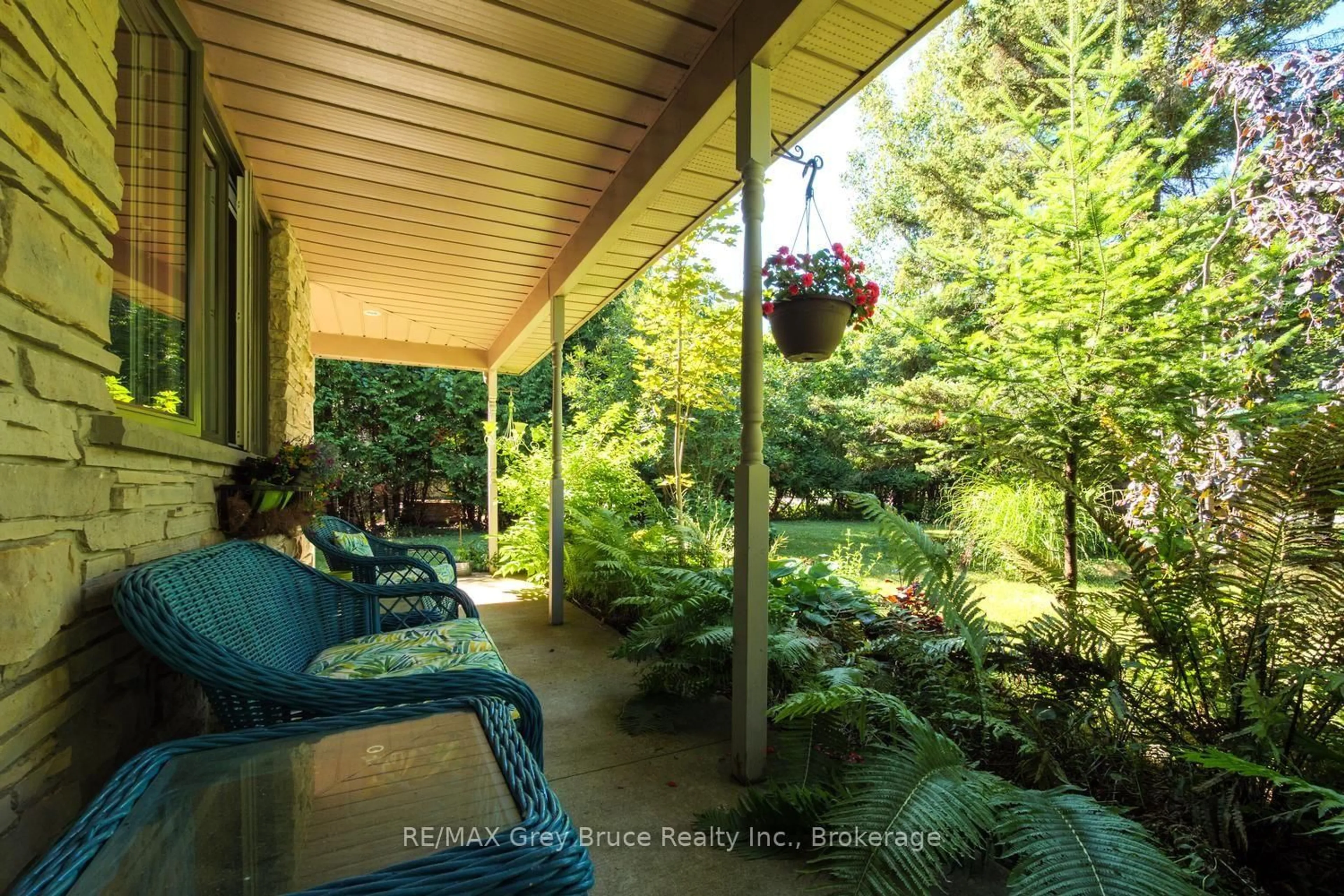 Patio, forest/trees view for 6 Kirkland Pl, South Bruce Peninsula Ontario N0H 2G0