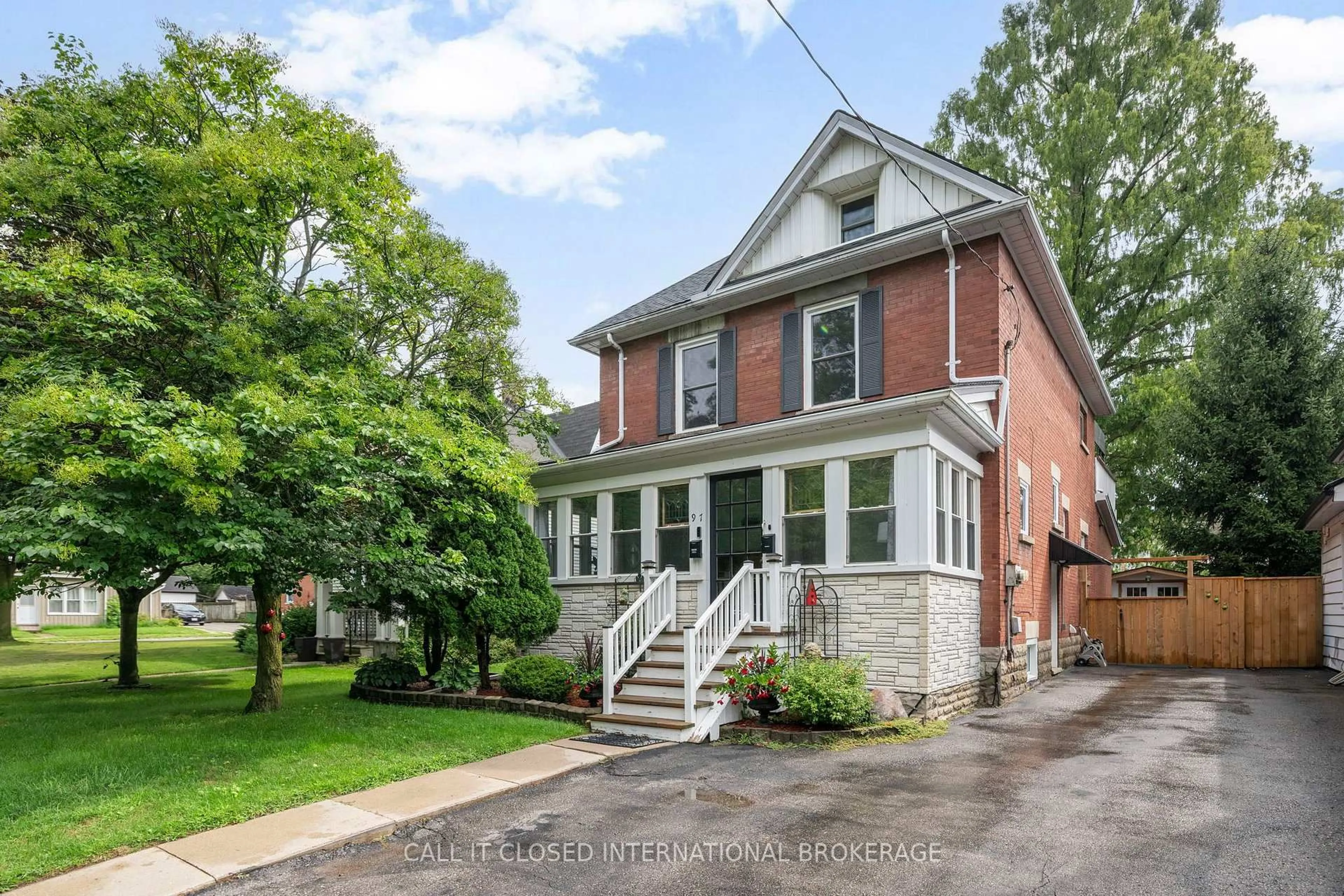 Home with brick exterior material, street for 97 Elgin St, St. Thomas Ontario N5R 3M5