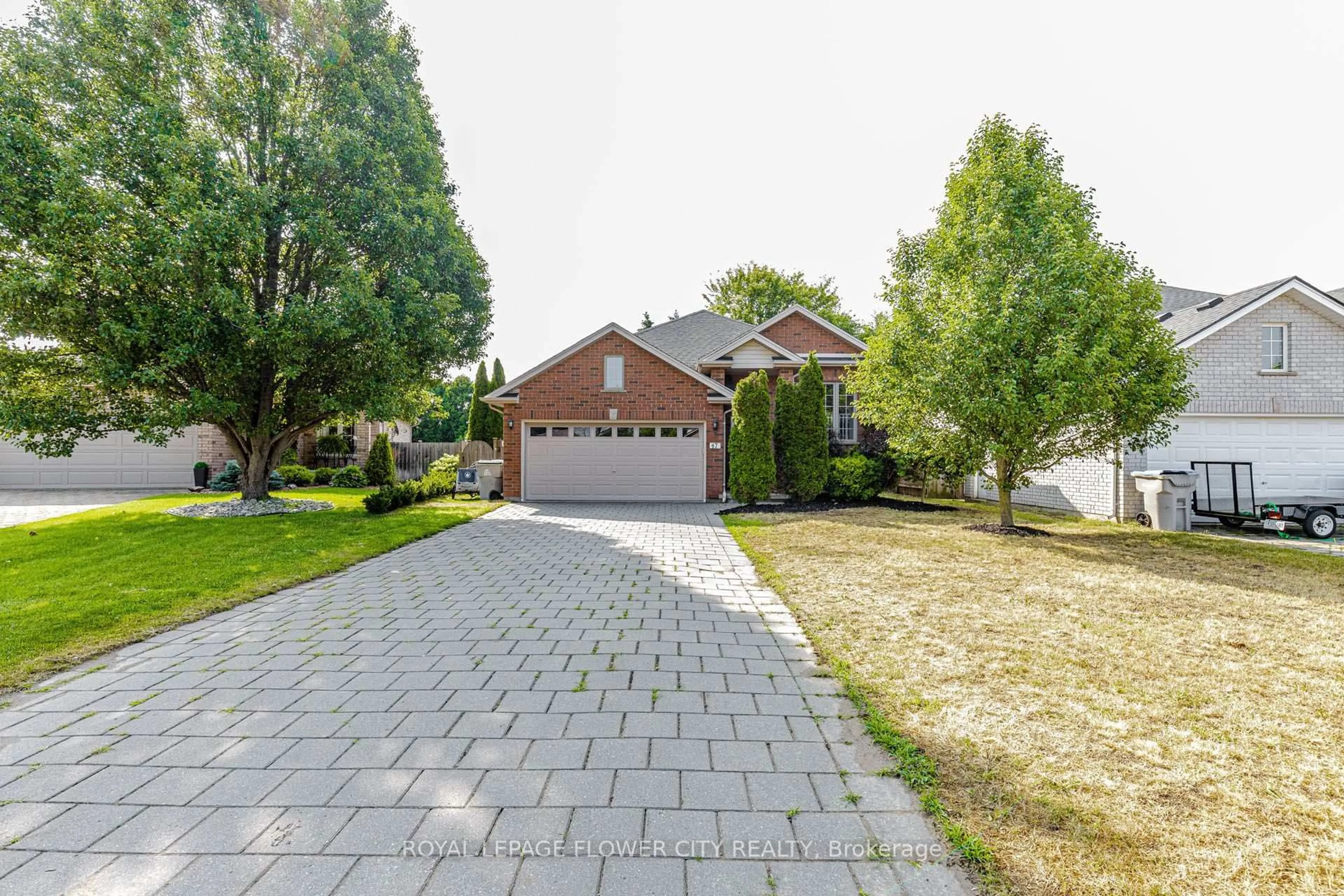 Home with brick exterior material, street for 47 Queensway Dr, Strathroy-Caradoc Ontario N7G 4M2