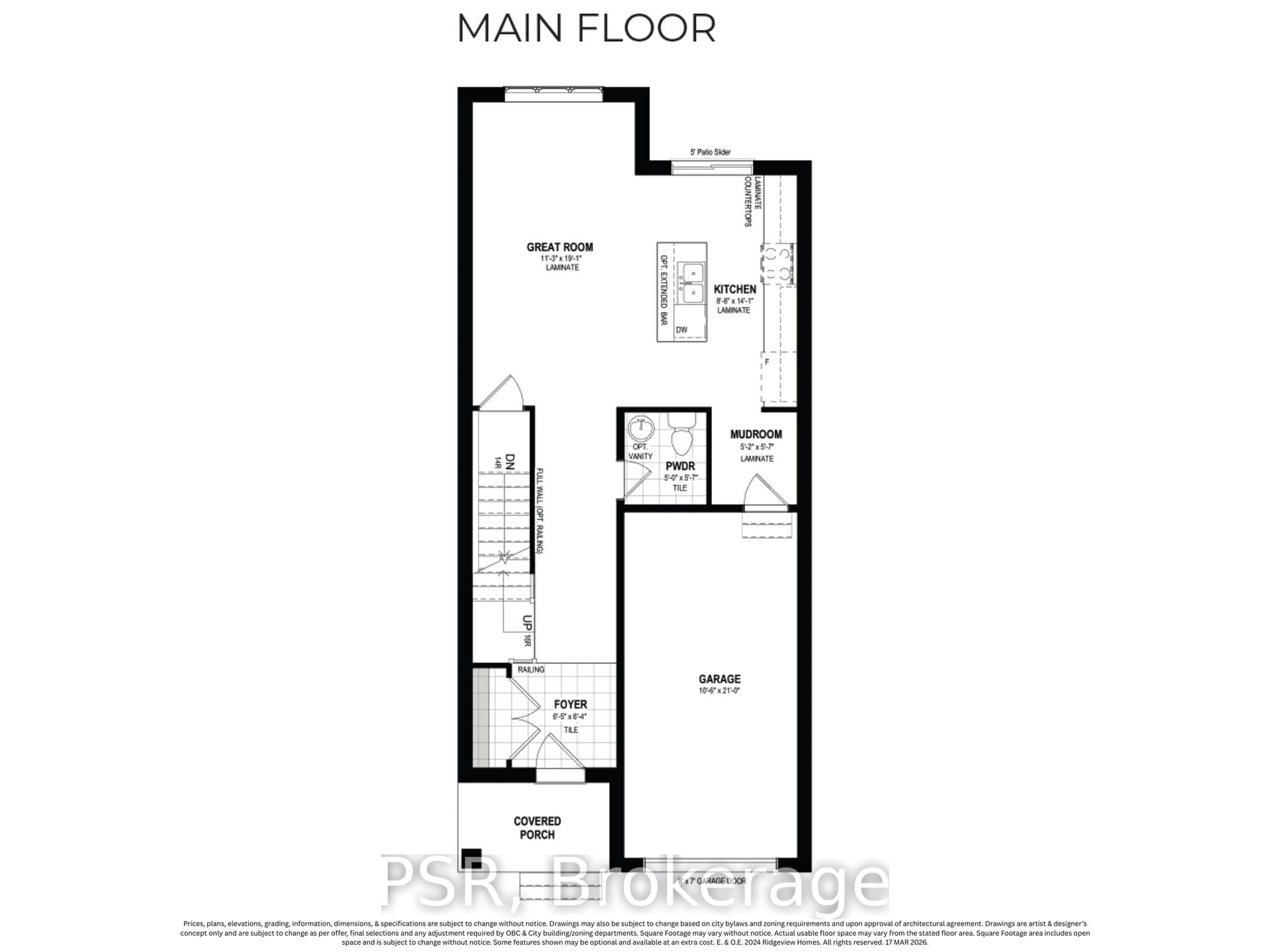 Floor plan for 464 Green Gate Blvd, Cambridge Ontario N1T 0H9