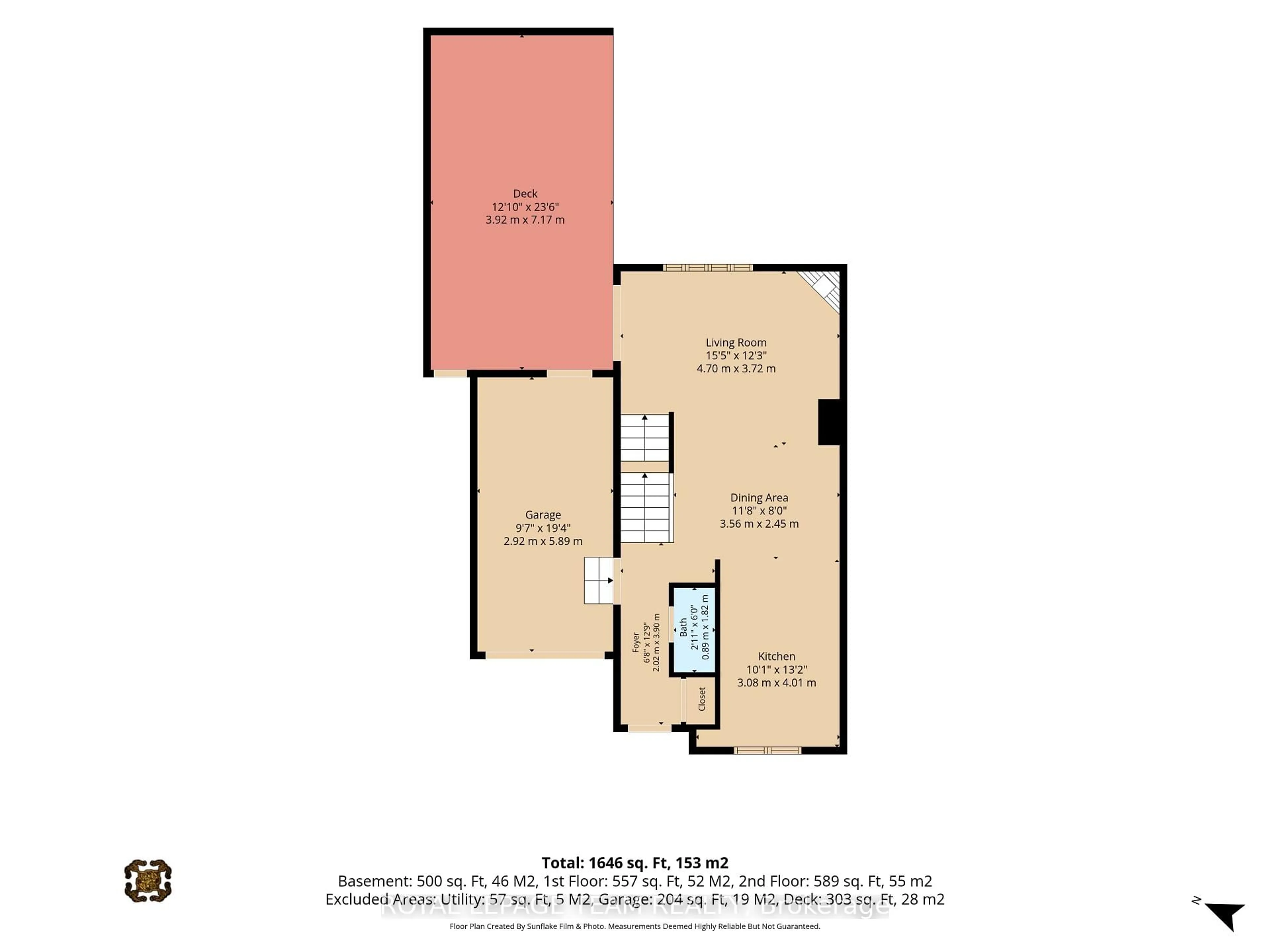 Floor plan for 583 Tweedsmuir Ave #9, Ottawa Ontario K1Z 5P4