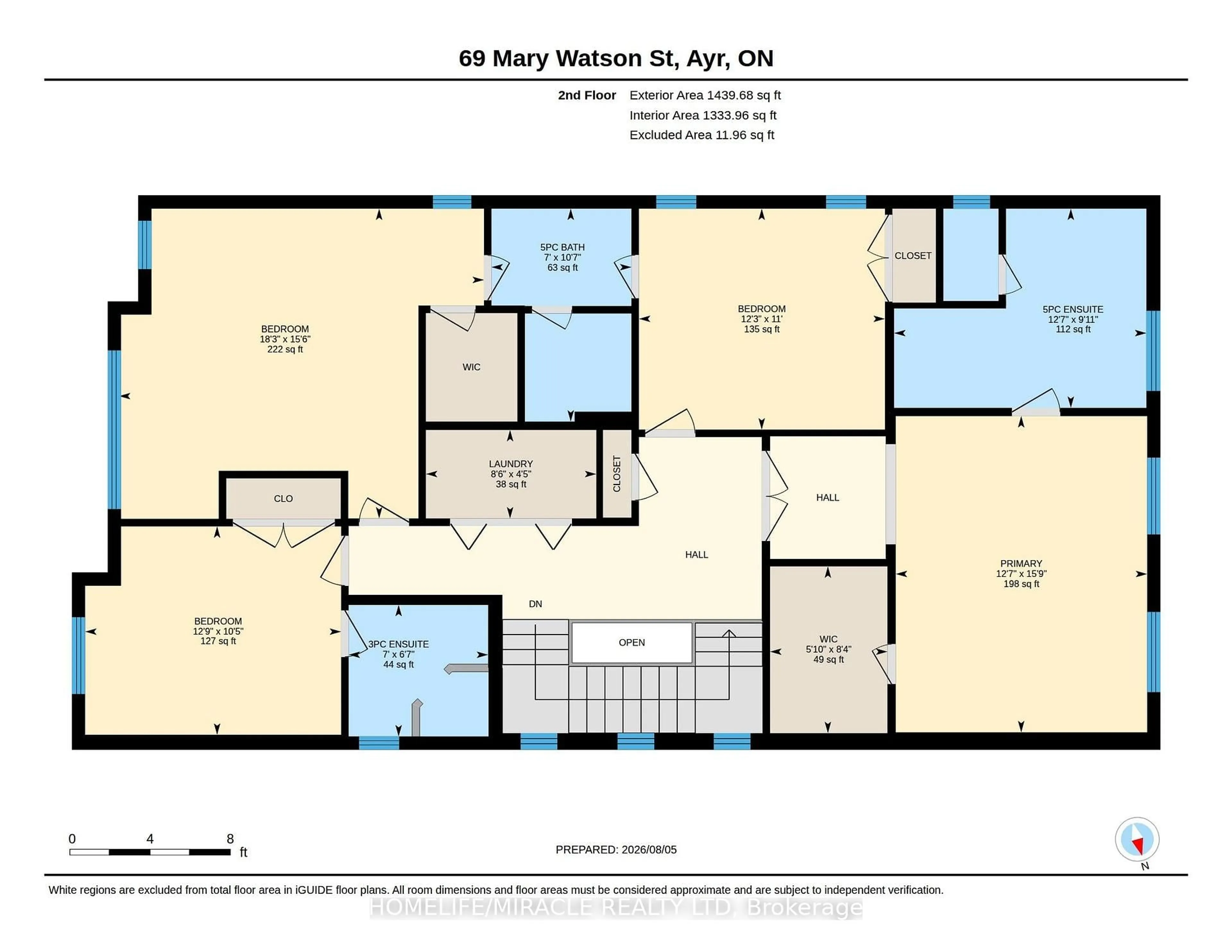 Floor plan for 69 Mary Watson St, North Dumfries Ontario N0B 1E0