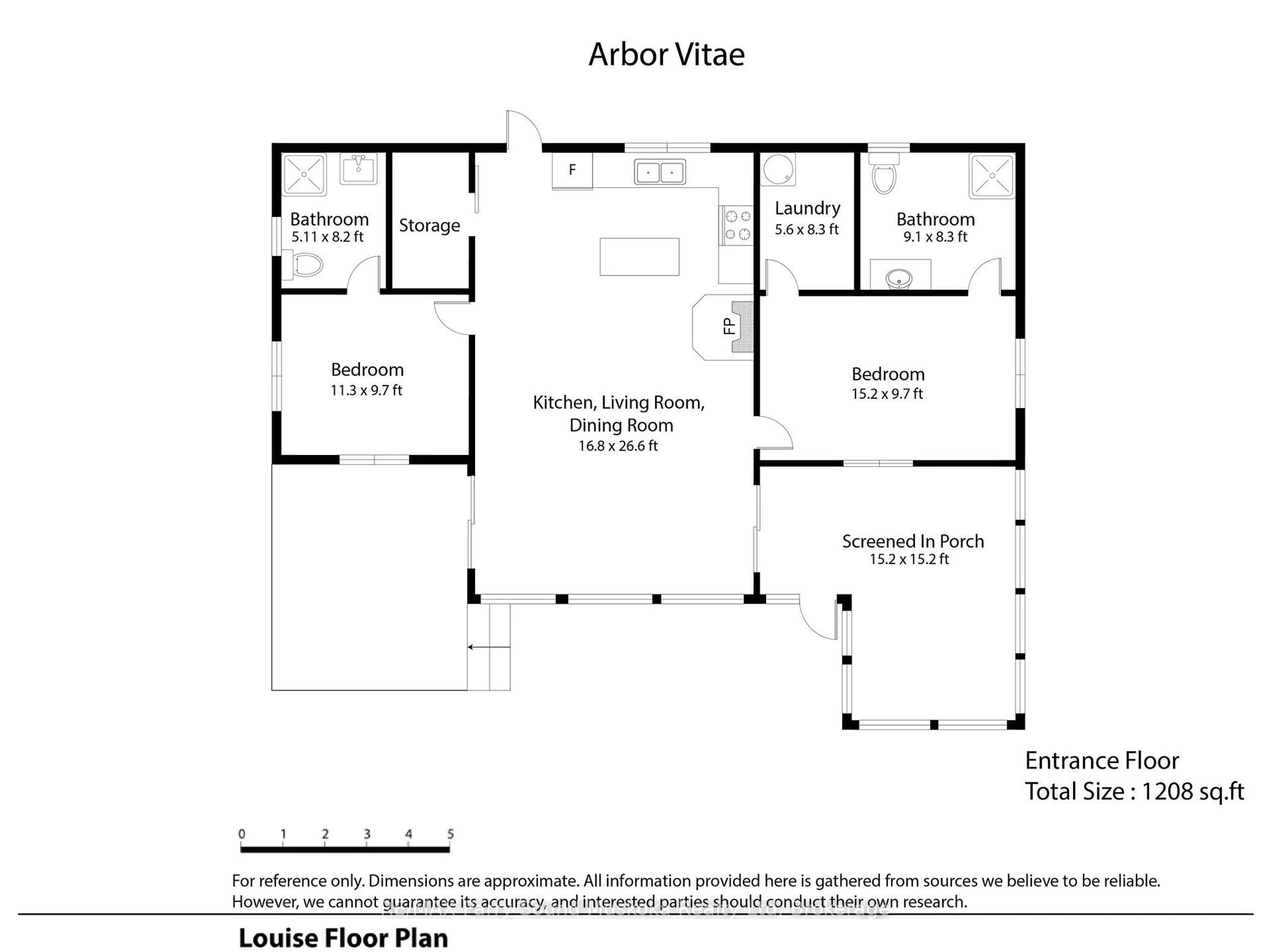 Floor plan for 24 Arbor Vitae Island, Whitestone Ontario P0A 1G0