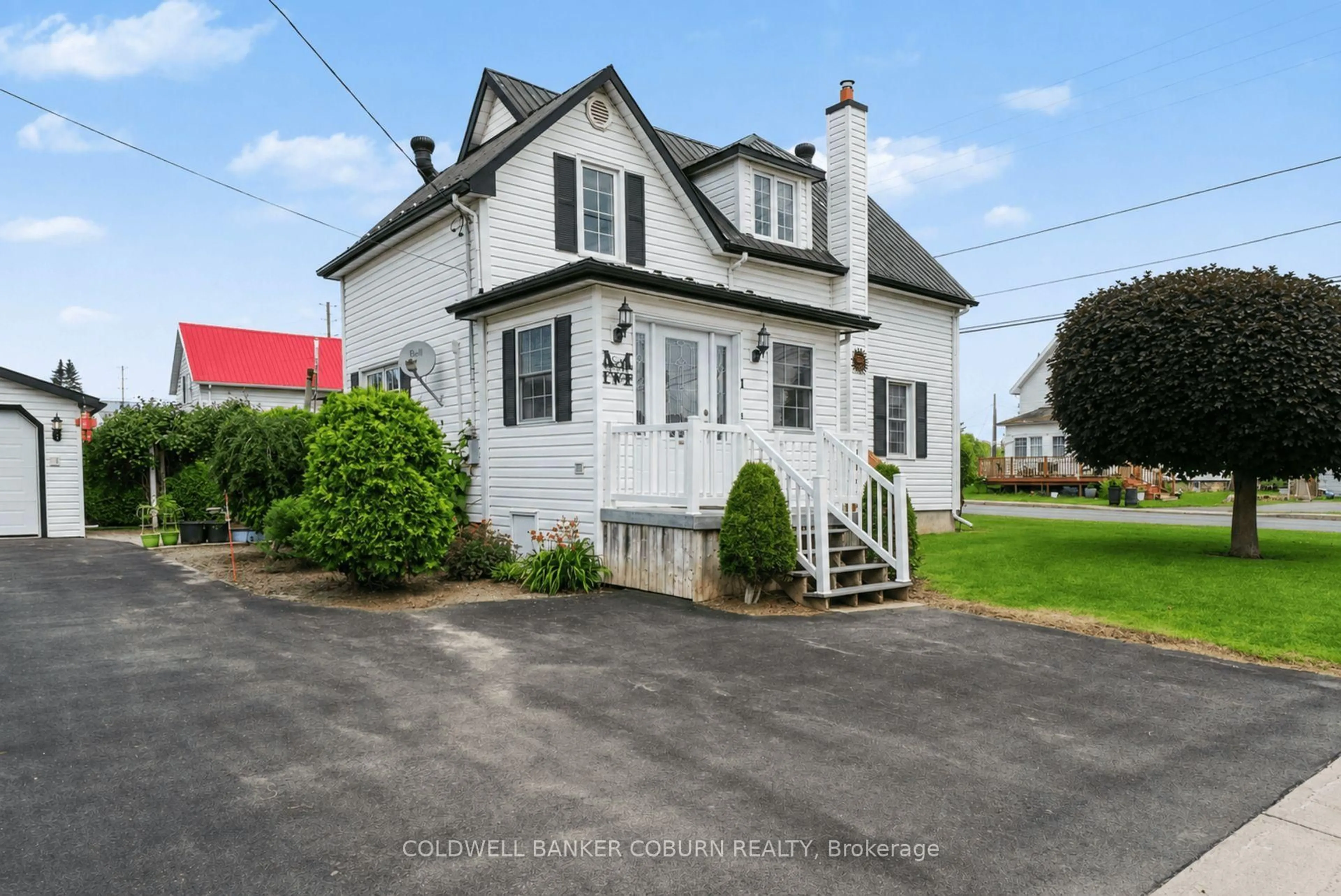 A pic from outside/outdoor area/front of a property/back of a property/a pic from drone, street for 1 Hummel St, North Dundas Ontario K0C 1H0